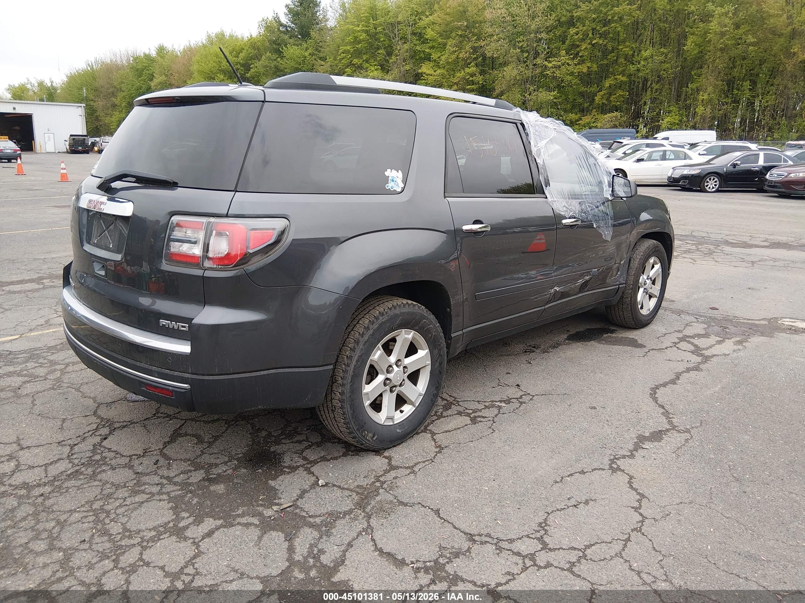 2014 Gmc Acadia Sle-2 Gray vin: 1GKKVPKD8EJ248327