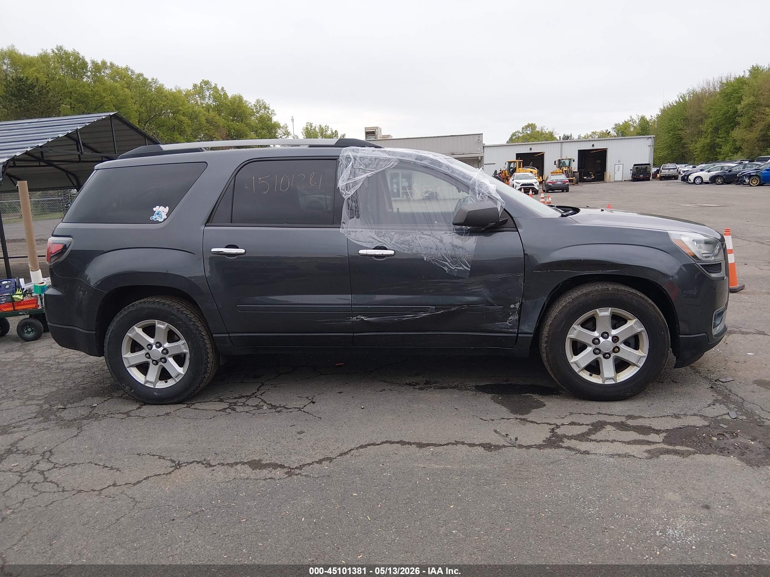 2014 Gmc Acadia Sle-2 Gray vin: 1GKKVPKD8EJ248327