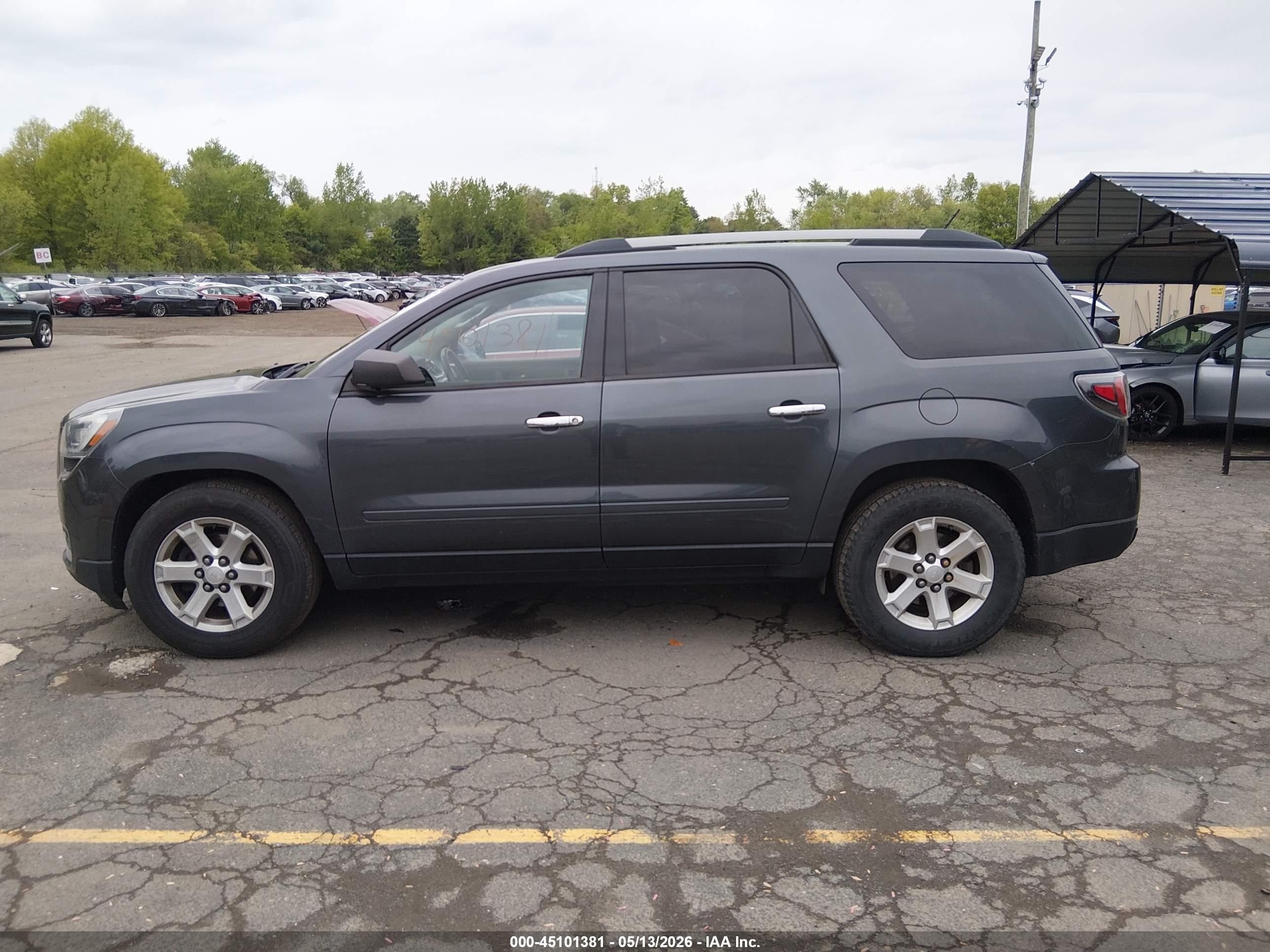 2014 Gmc Acadia Sle-2 Gray vin: 1GKKVPKD8EJ248327