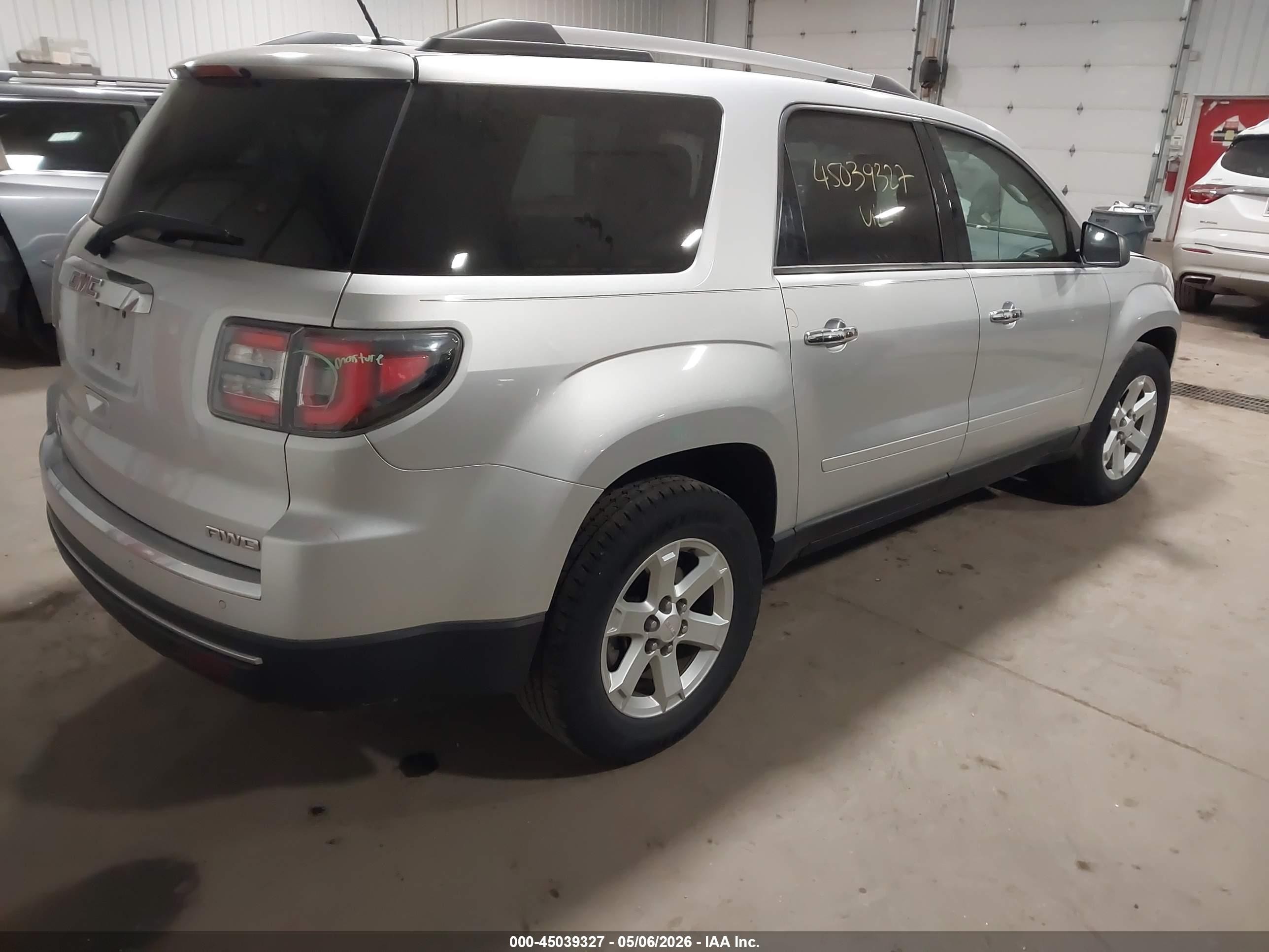 2015 Gmc Acadia Sle-2 Серебряный vin: 1GKKVPKD8FJ148813