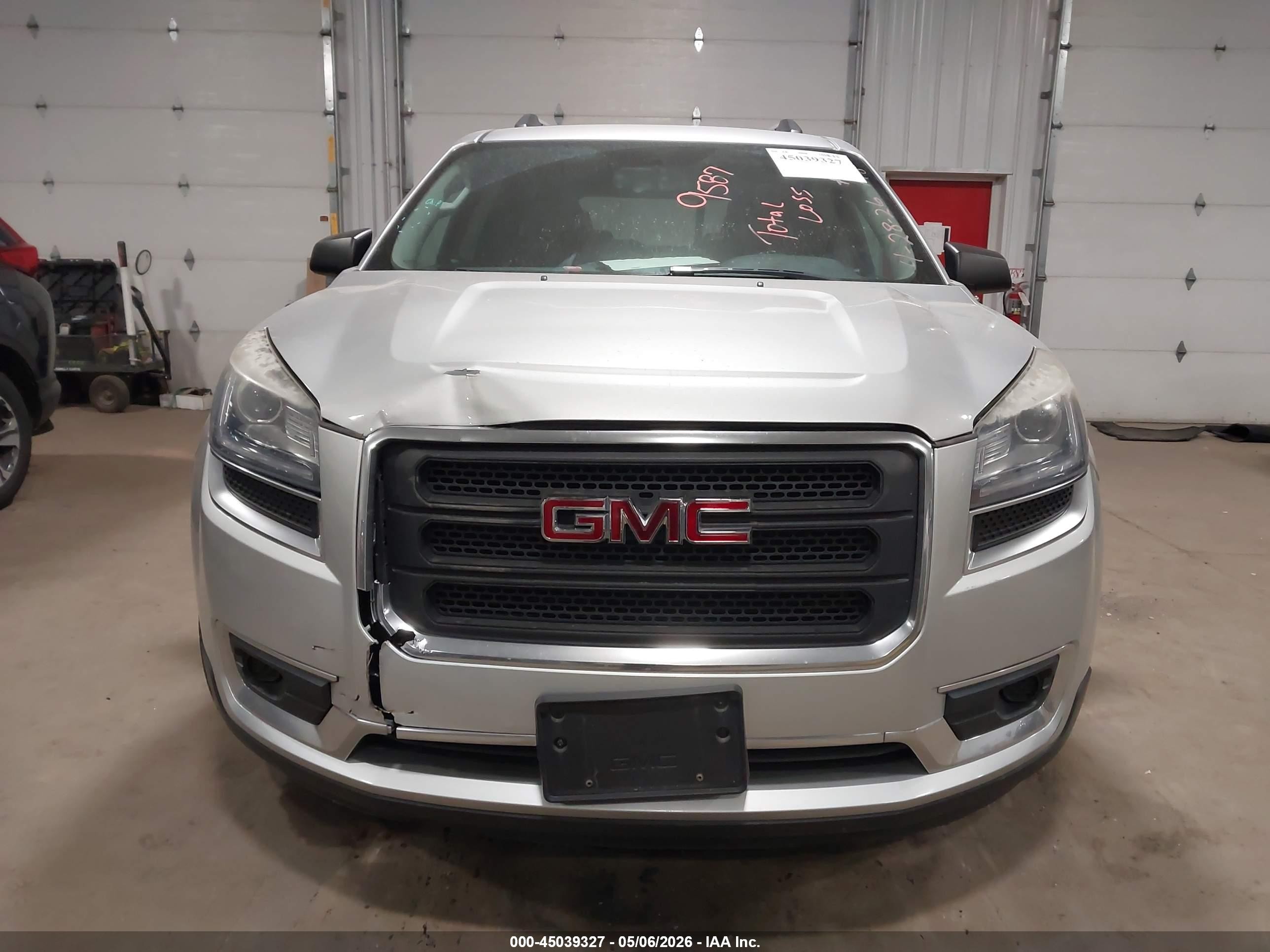 2015 Gmc Acadia Sle-2 Серебряный vin: 1GKKVPKD8FJ148813