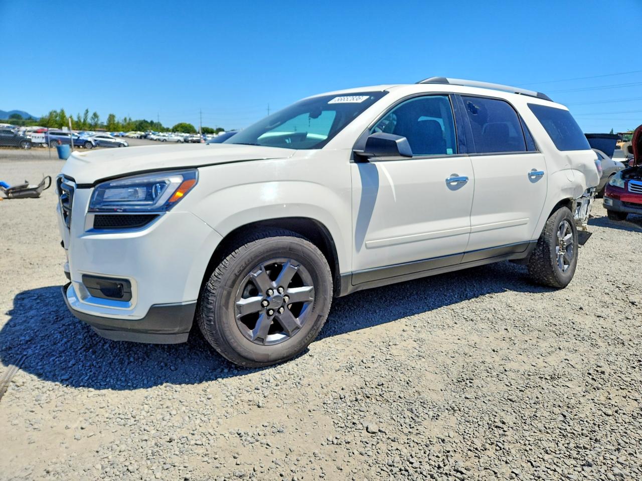 2015 Gmc Acadia Sle Белый vin: 1GKKVPKD8FJ288781