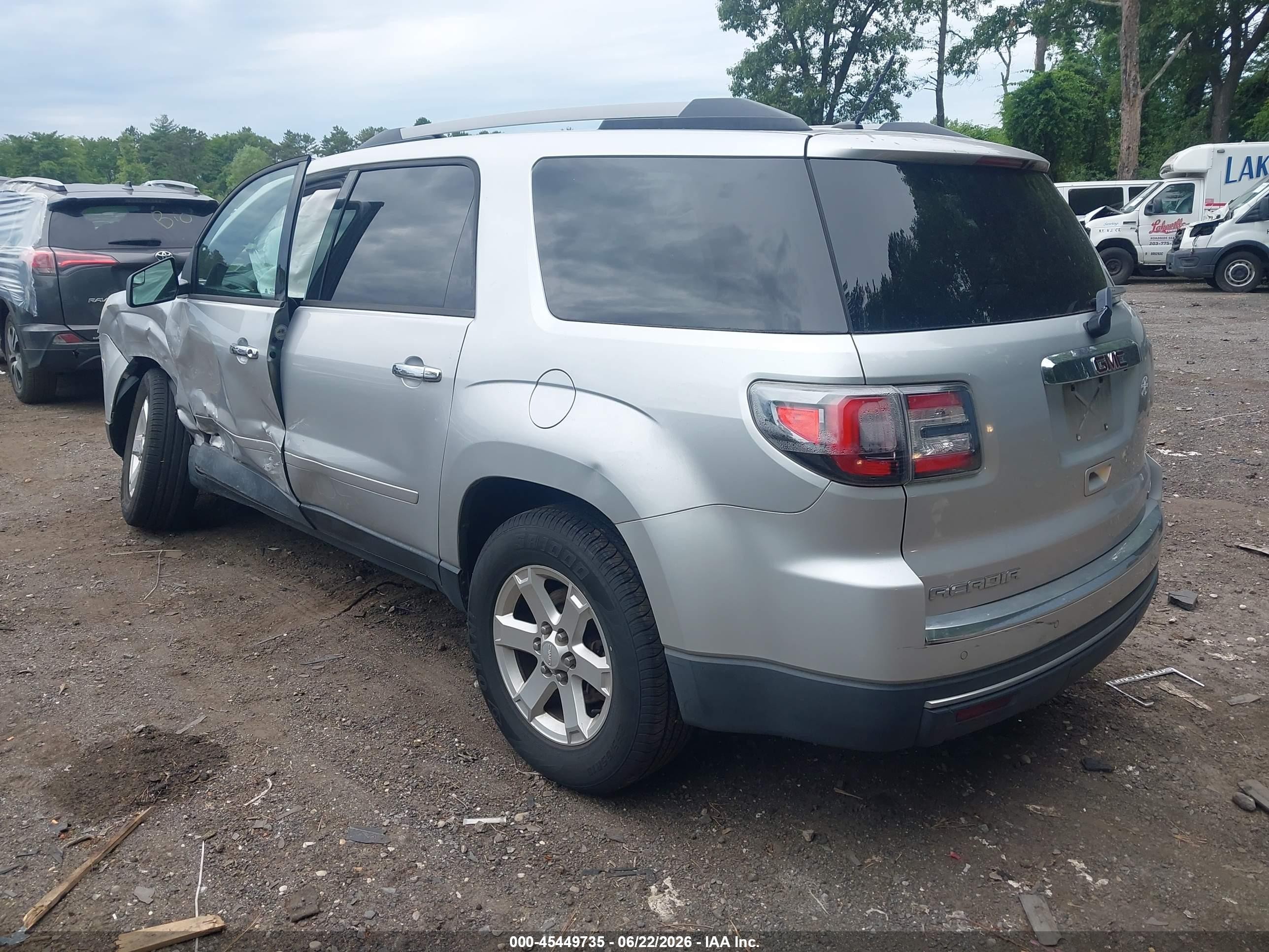2014 Gmc Acadia Sle-2 Silver vin: 1GKKVPKD9EJ359744