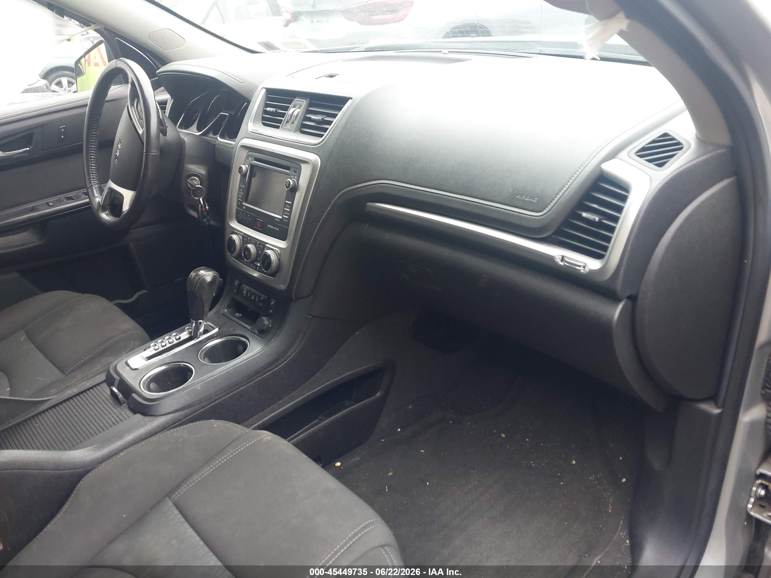 2014 Gmc Acadia Sle-2 Silver vin: 1GKKVPKD9EJ359744