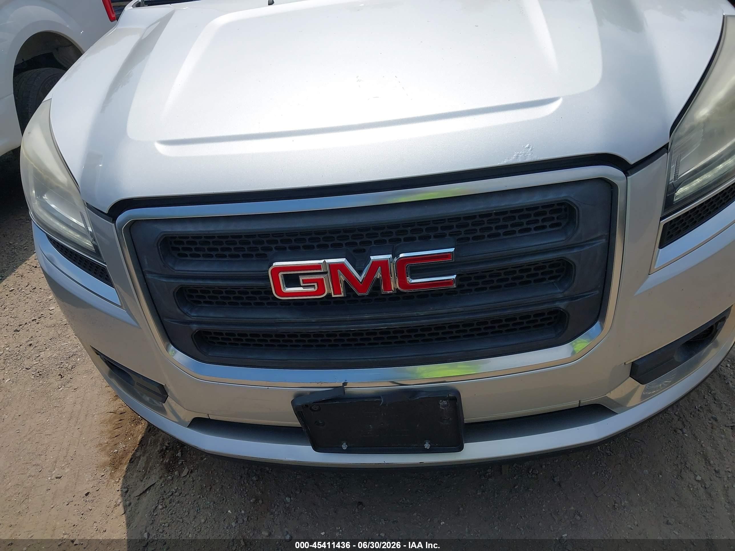 2015 Gmc Acadia Sle-2 Silver vin: 1GKKVPKD9FJ296114