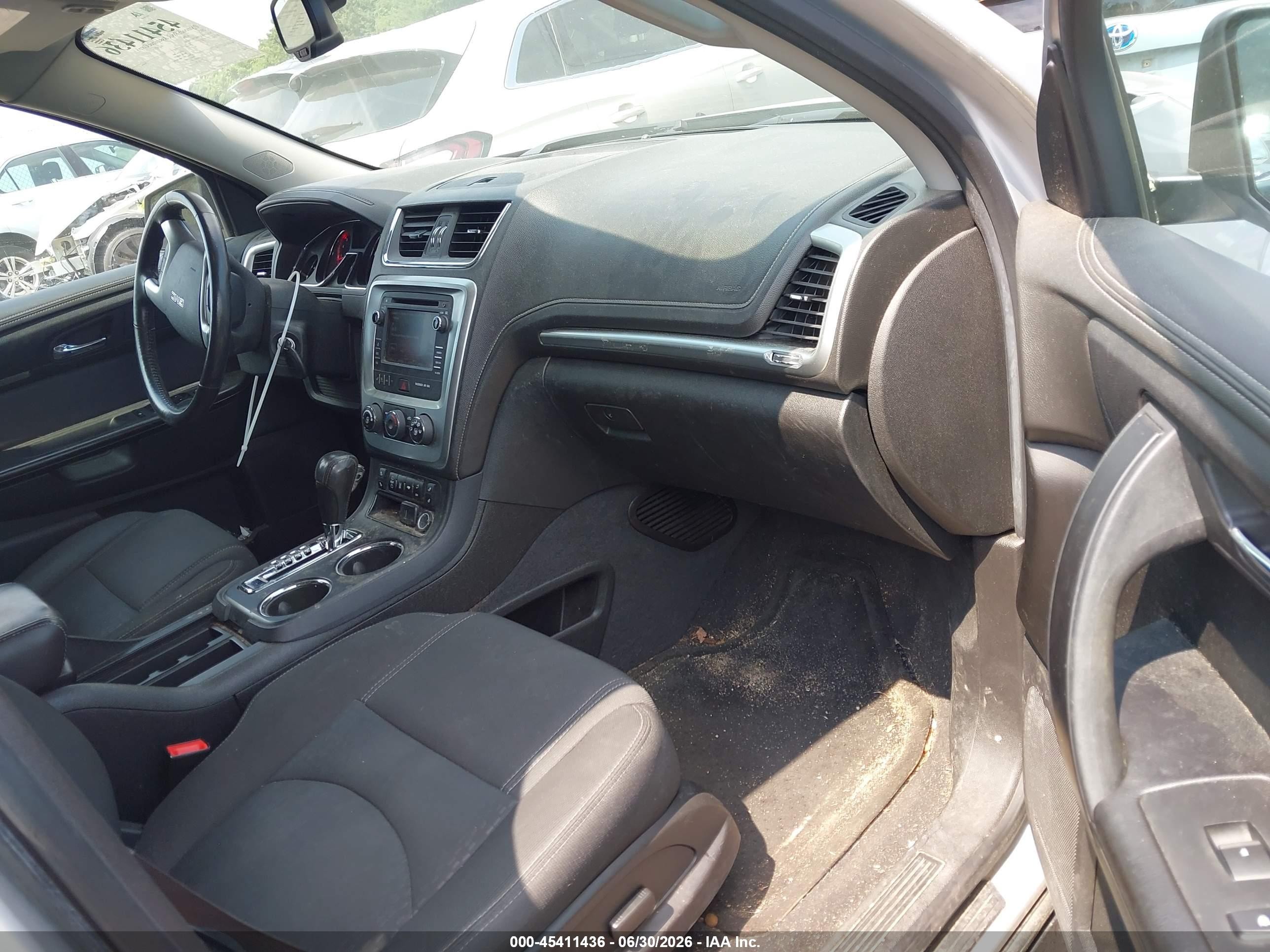 2015 Gmc Acadia Sle-2 Silver vin: 1GKKVPKD9FJ296114