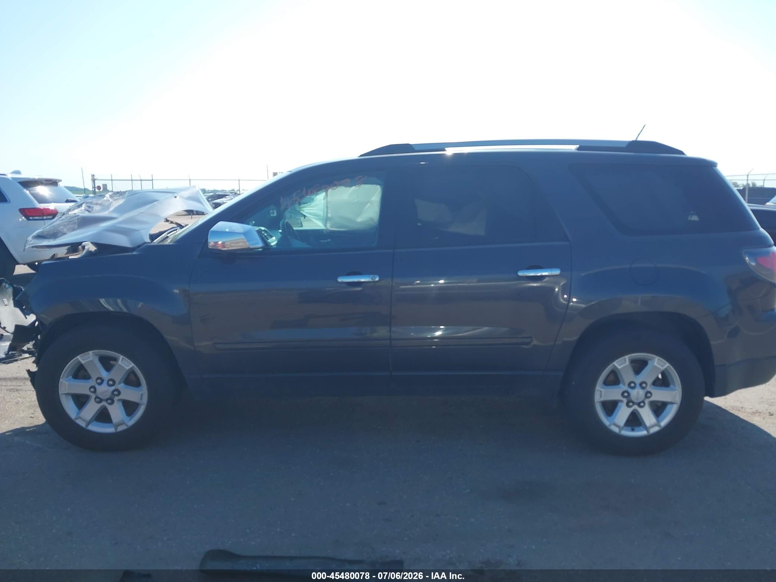 2015 Gmc Acadia Sle-2 Black vin: 1GKKVPKD9FJ343867