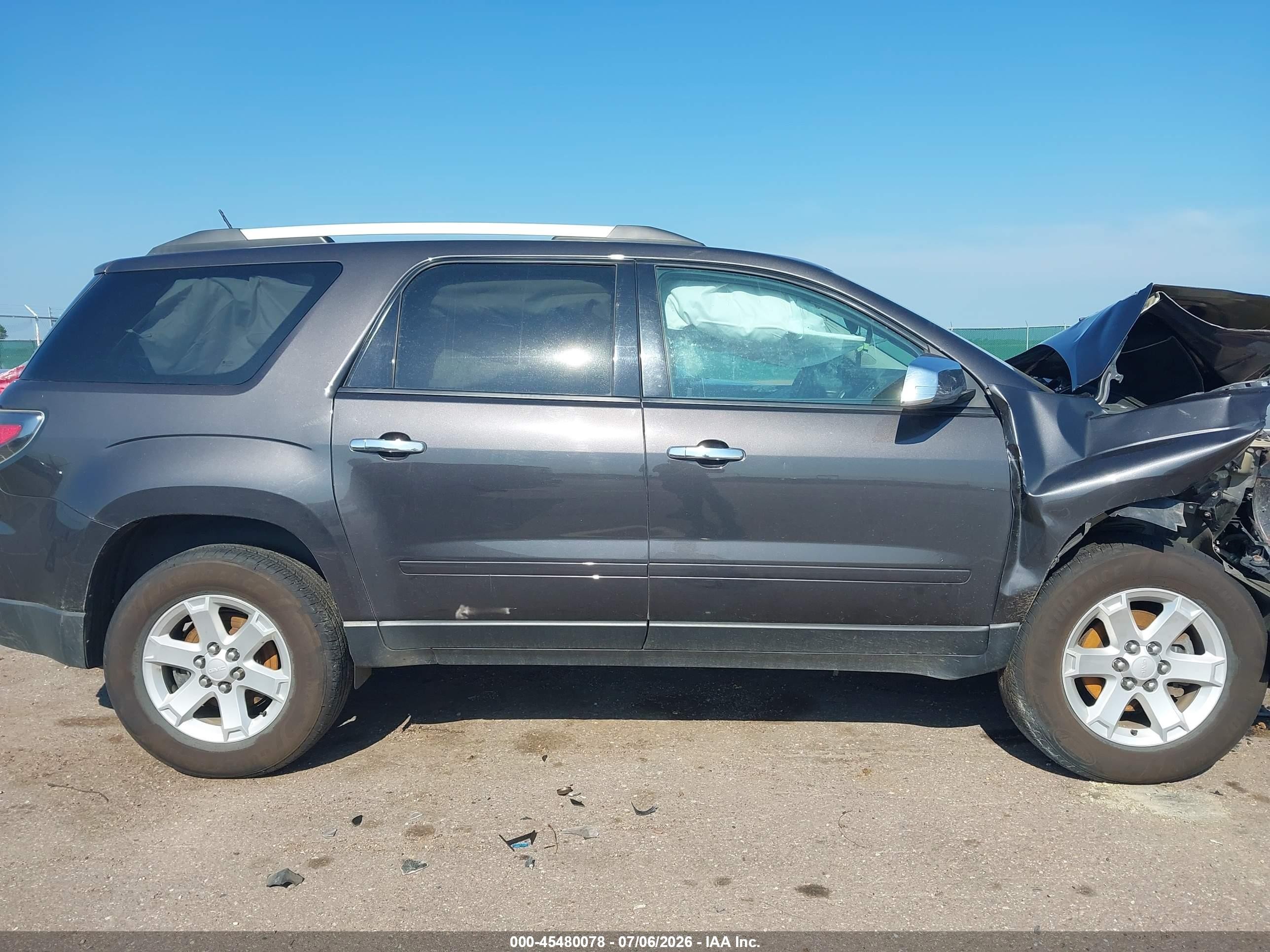 2015 Gmc Acadia Sle-2 Black vin: 1GKKVPKD9FJ343867