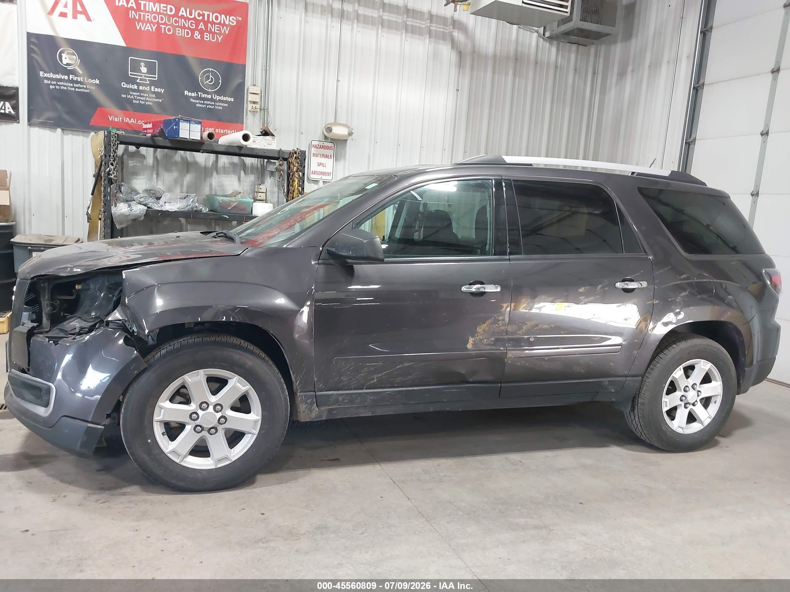 2015 Gmc Acadia Sle-2 Gray vin: 1GKKVPKDXFJ132757