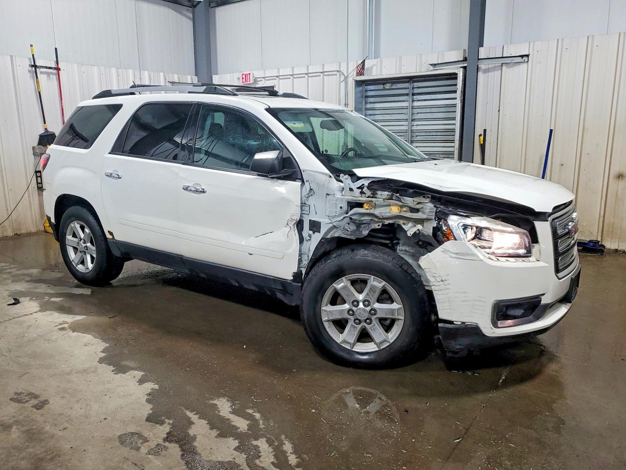 2015 Gmc Acadia Sle White vin: 1GKKVPKDXFJ246743