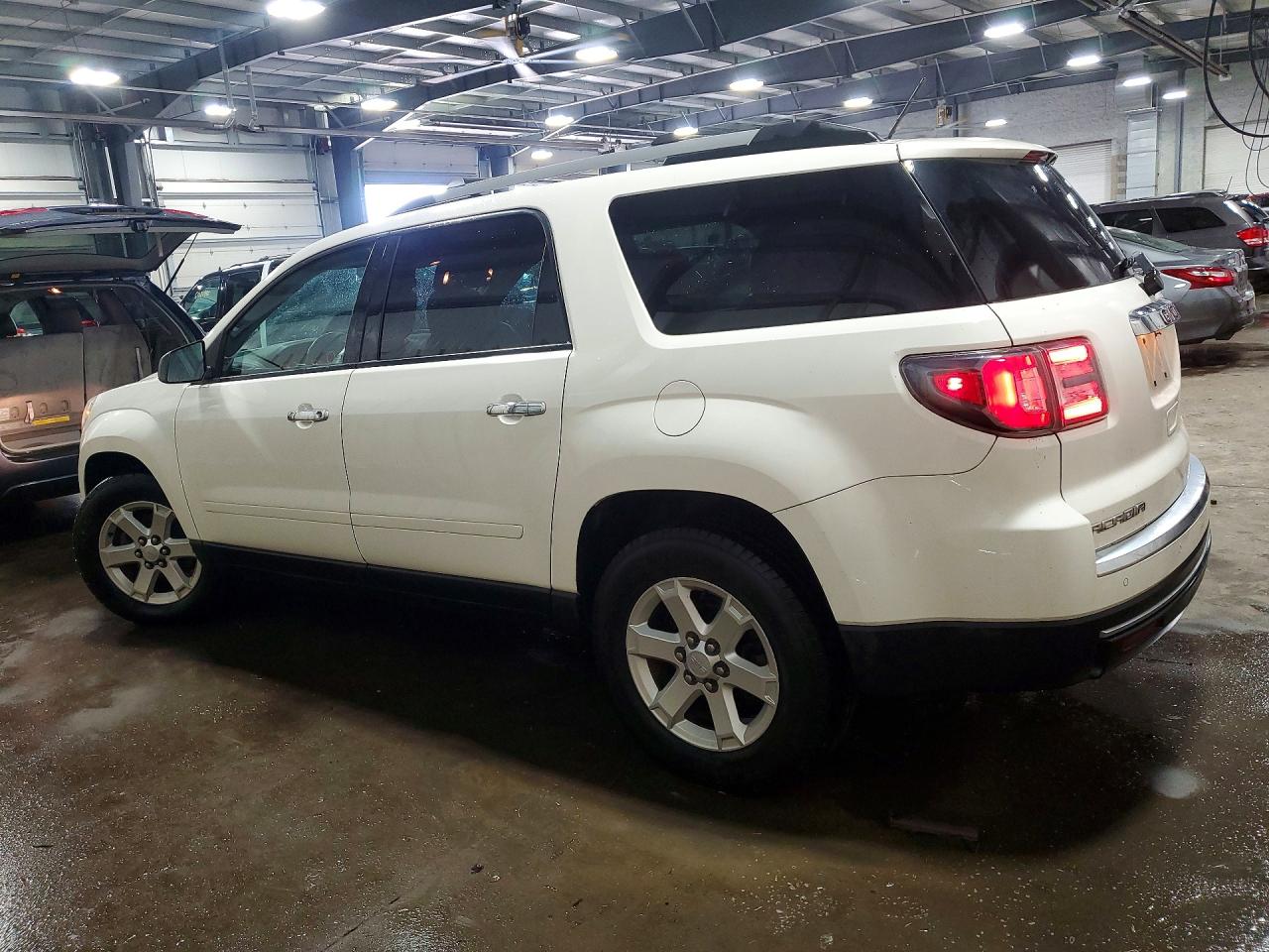 2015 Gmc Acadia Sle White vin: 1GKKVPKDXFJ246743