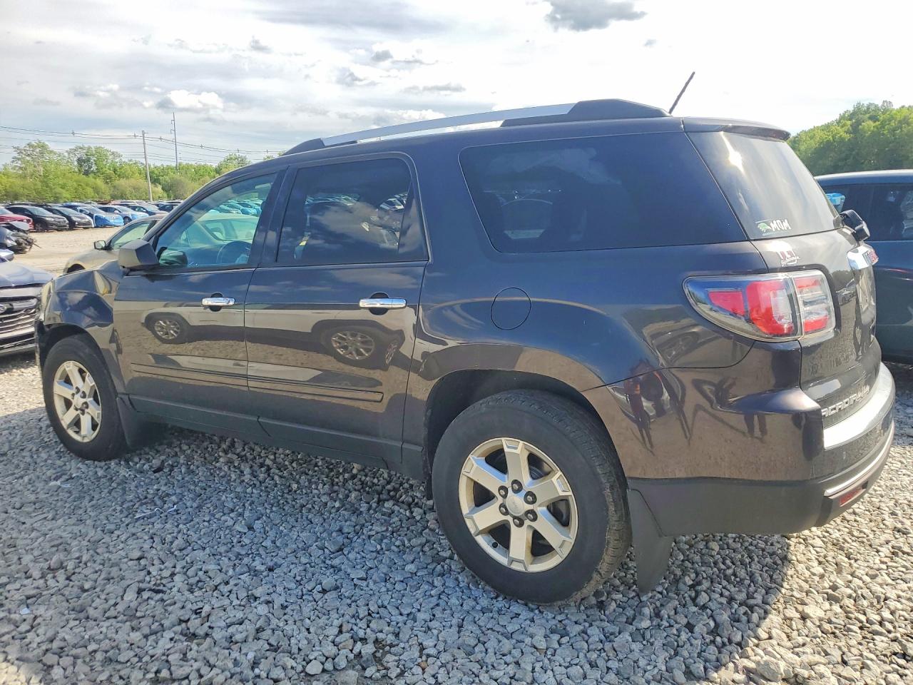 2015 Gmc Acadia Sle Black vin: 1GKKVPKDXFJ307797
