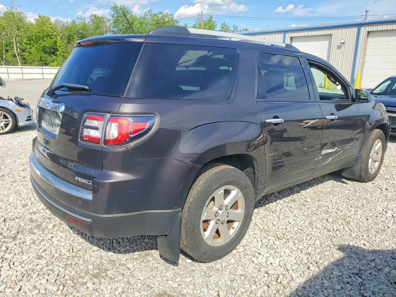 2015 Gmc Acadia Sle Black vin: 1GKKVPKDXFJ307797