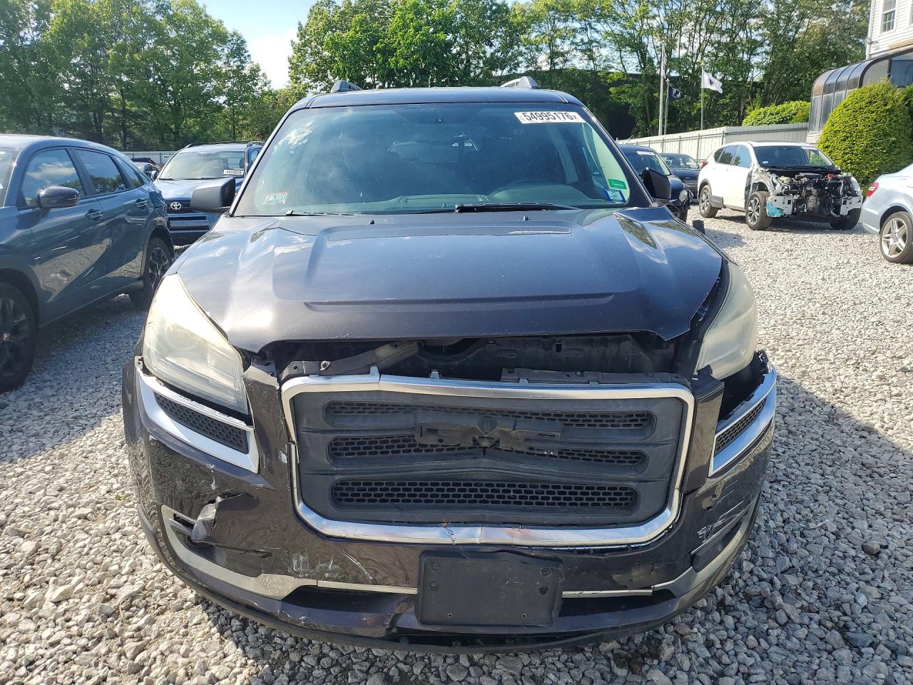 2015 Gmc Acadia Sle Black vin: 1GKKVPKDXFJ307797