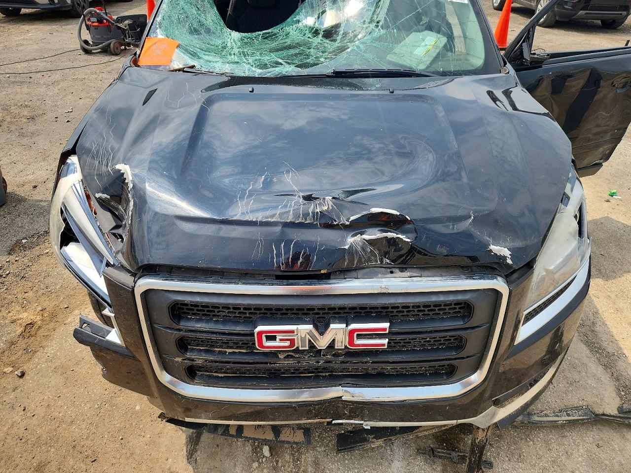 2015 Gmc Acadia Sle Black vin: 1GKKVPKDXFJ326222