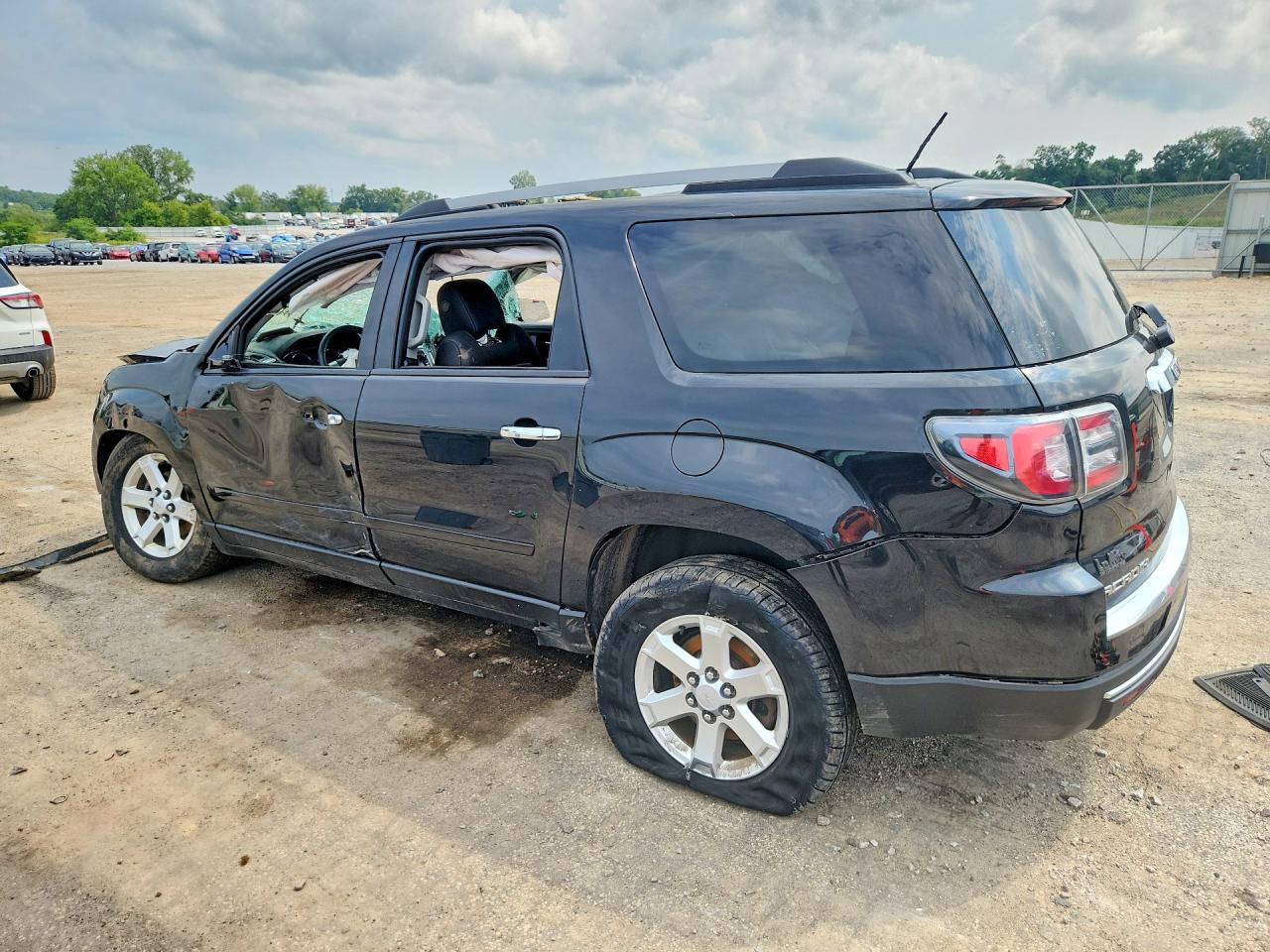 2015 Gmc Acadia Sle Black vin: 1GKKVPKDXFJ326222