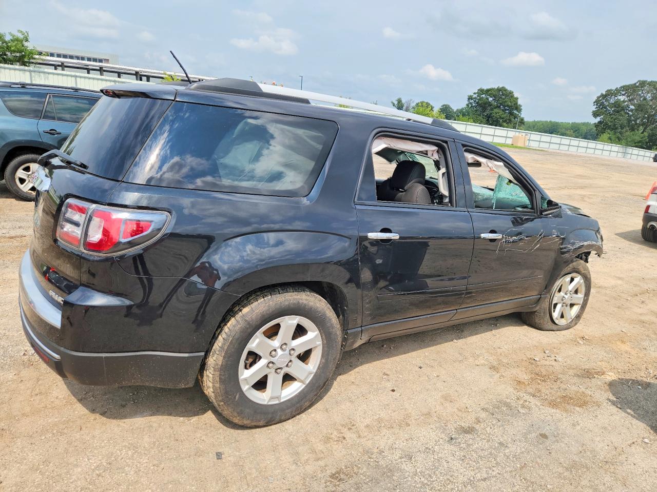 2015 Gmc Acadia Sle Black vin: 1GKKVPKDXFJ326222