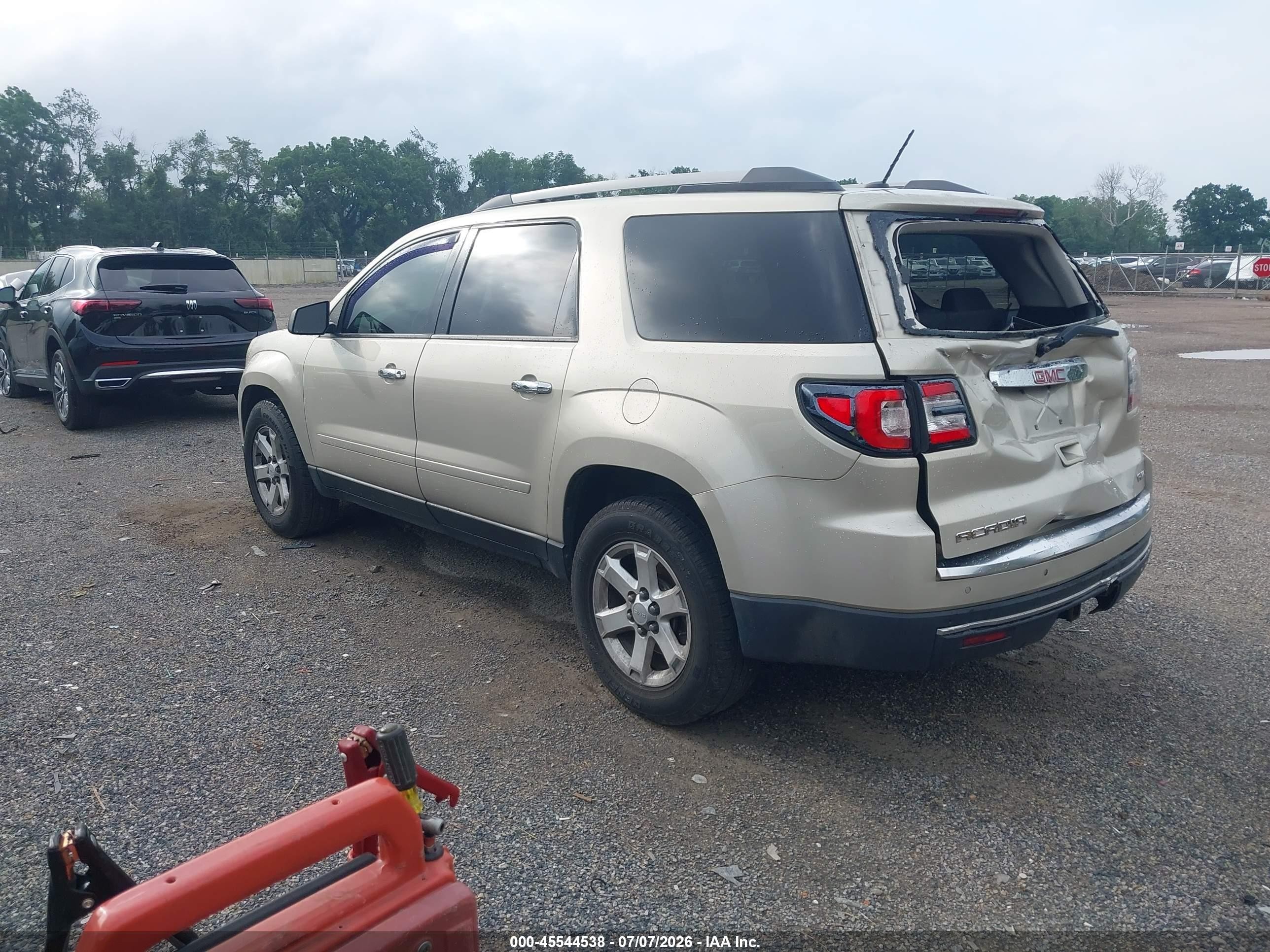 2015 Gmc Acadia Sle-2 Beige vin: 1GKKVPKDXFJ356854