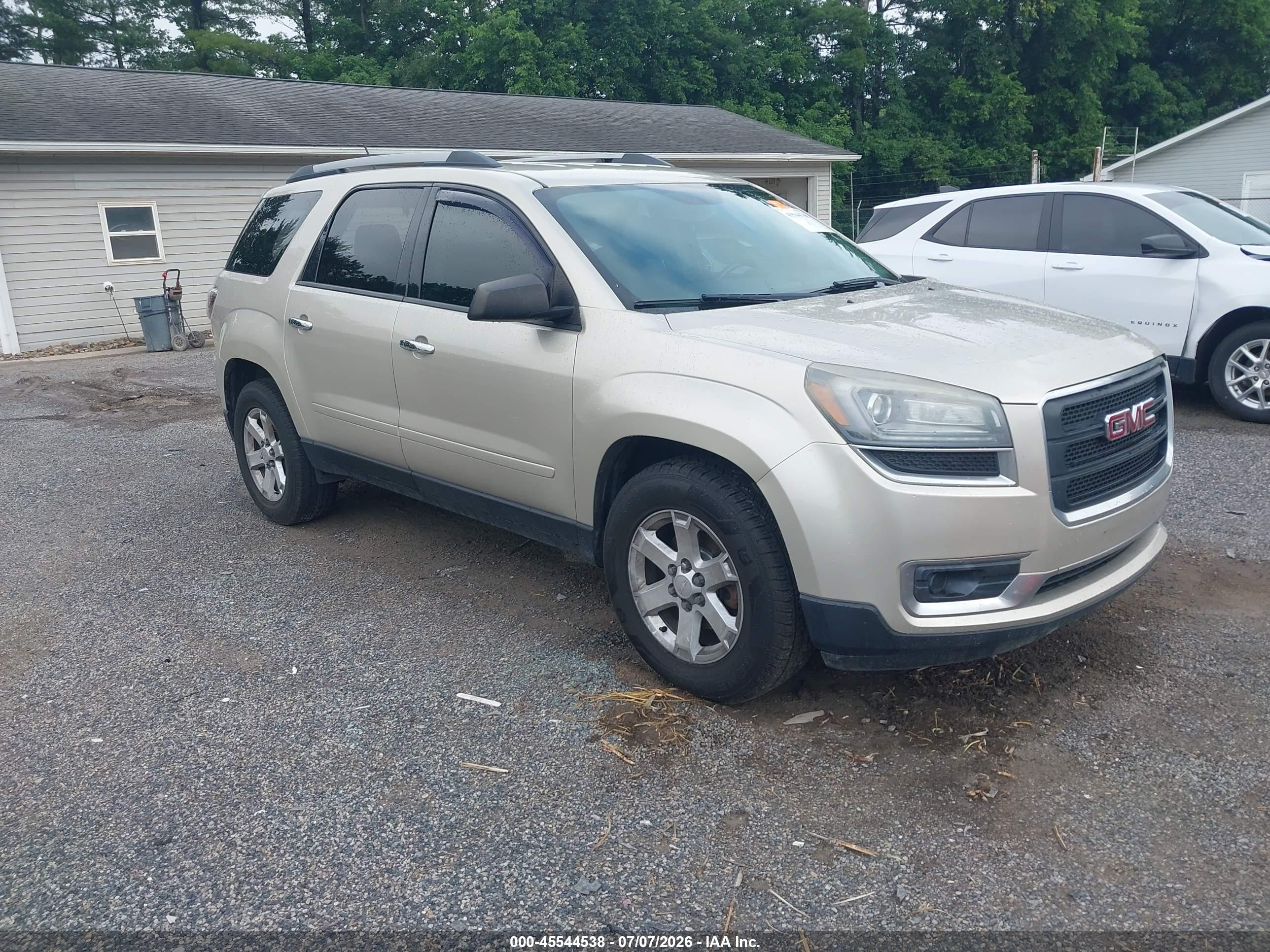 2015 Gmc Acadia Sle-2 Beige vin: 1GKKVPKDXFJ356854