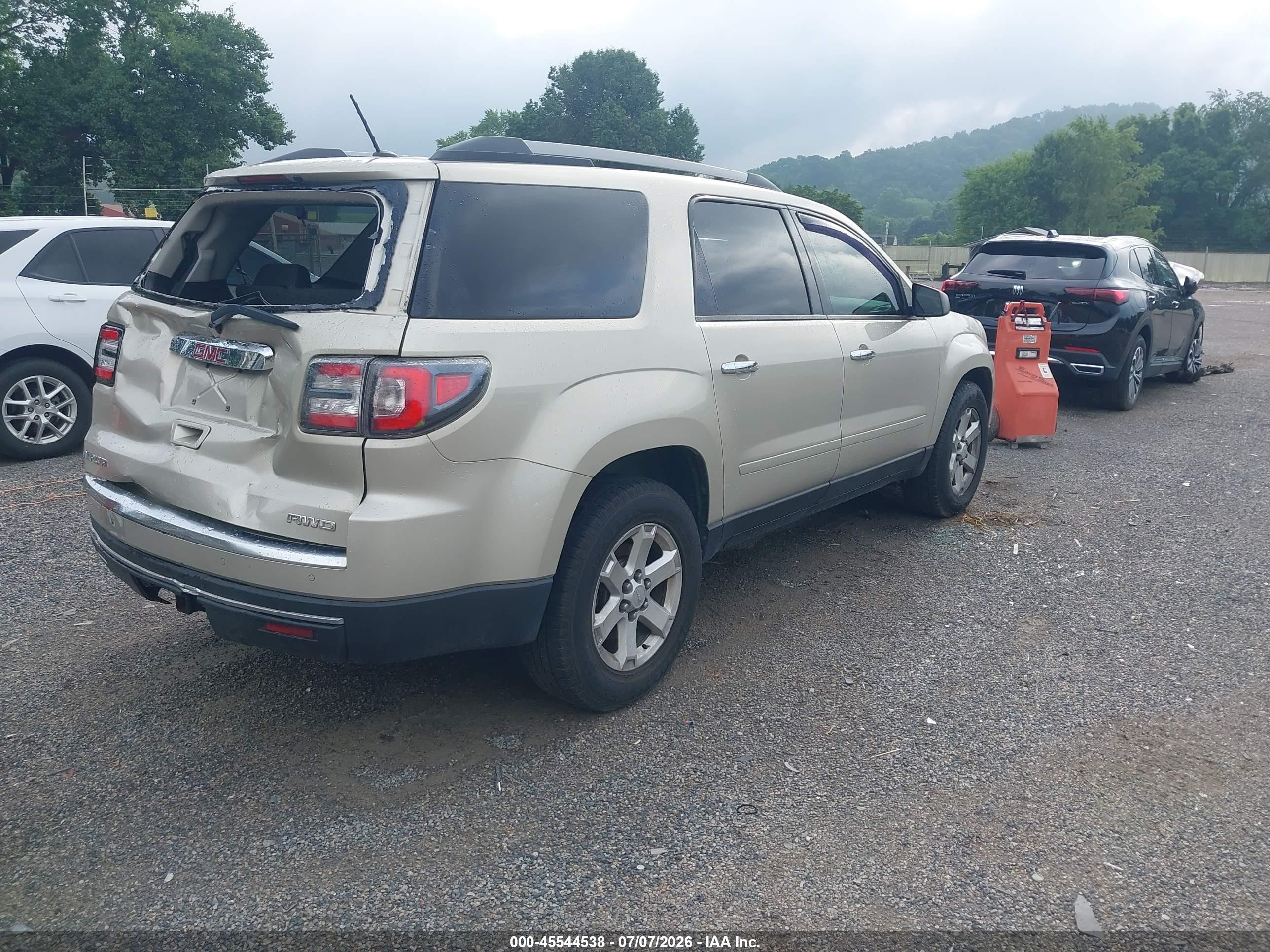 2015 Gmc Acadia Sle-2 Beige vin: 1GKKVPKDXFJ356854