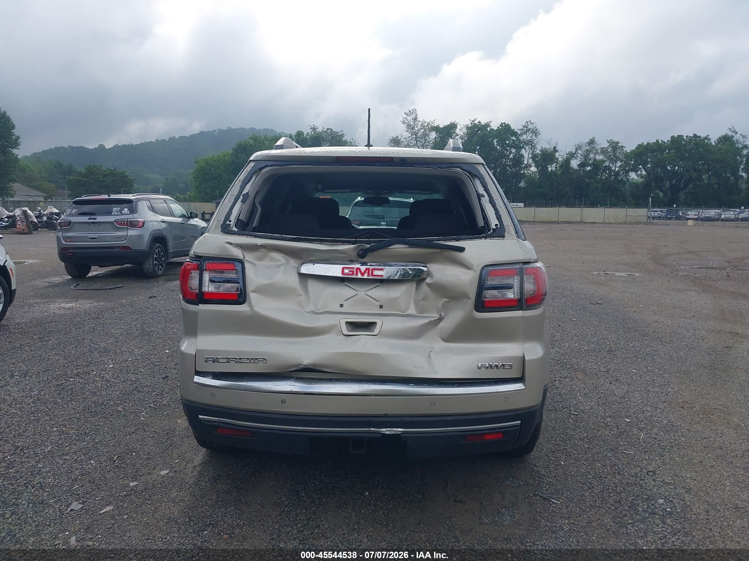 2015 Gmc Acadia Sle-2 Beige vin: 1GKKVPKDXFJ356854