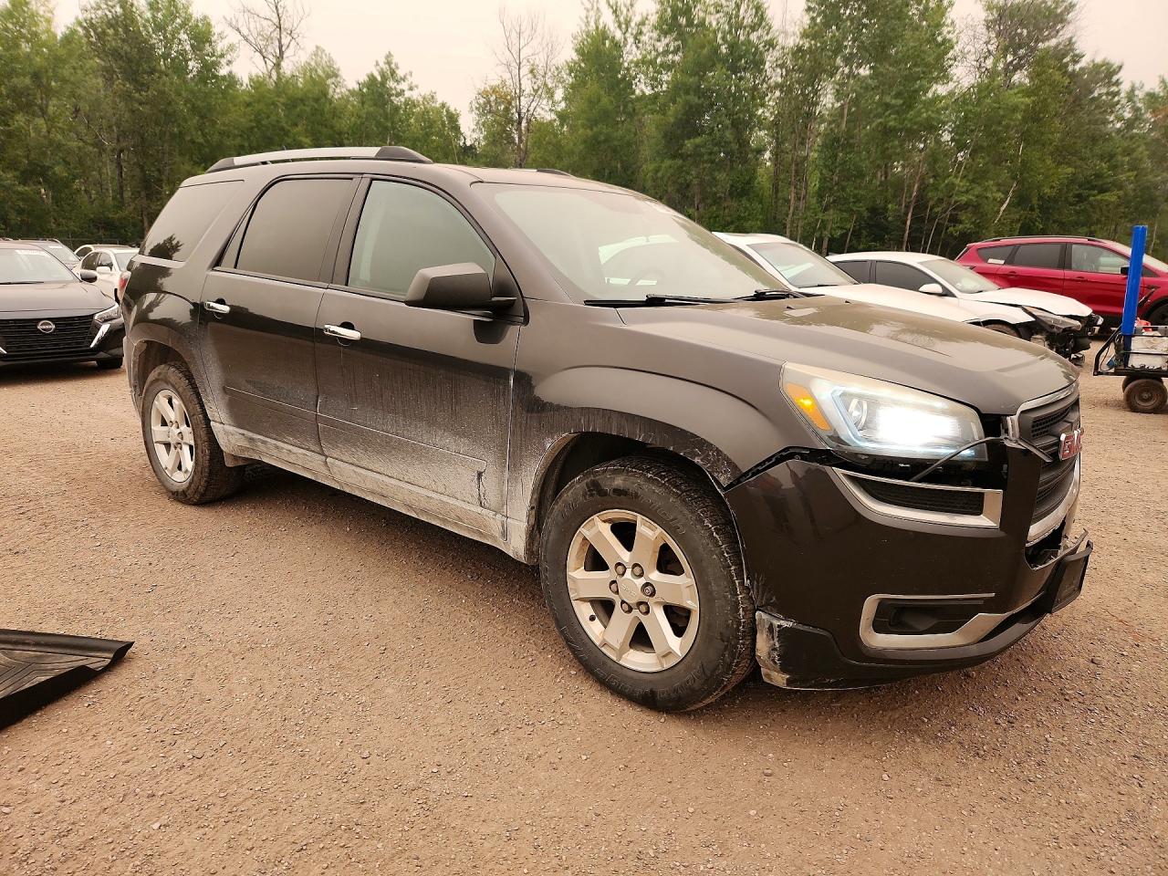 2015 Gmc Acadia Sle Gray vin: 1GKKVPKDXFJ378451