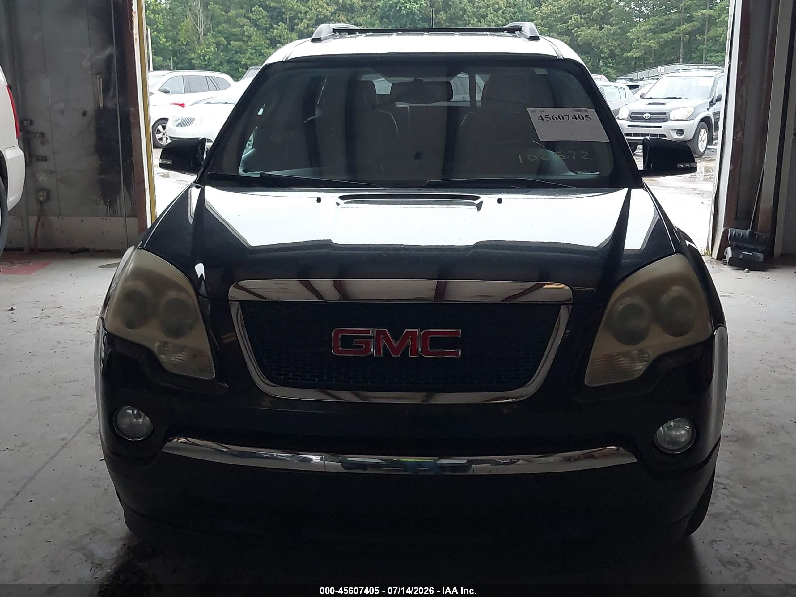 2011 Gmc Acadia Slt-1 Black vin: 1GKKVRED0BJ102572