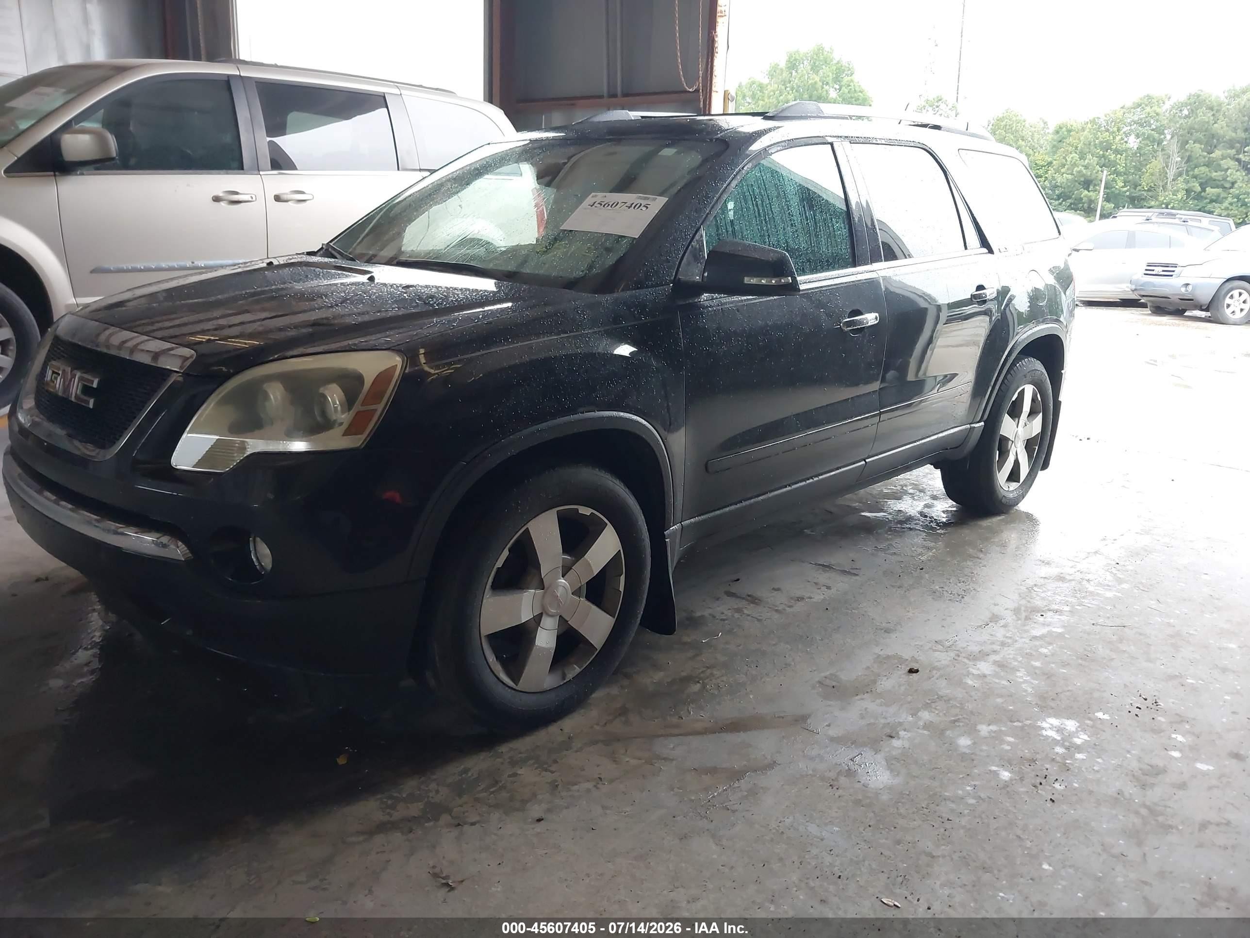 2011 Gmc Acadia Slt-1 Black vin: 1GKKVRED0BJ102572