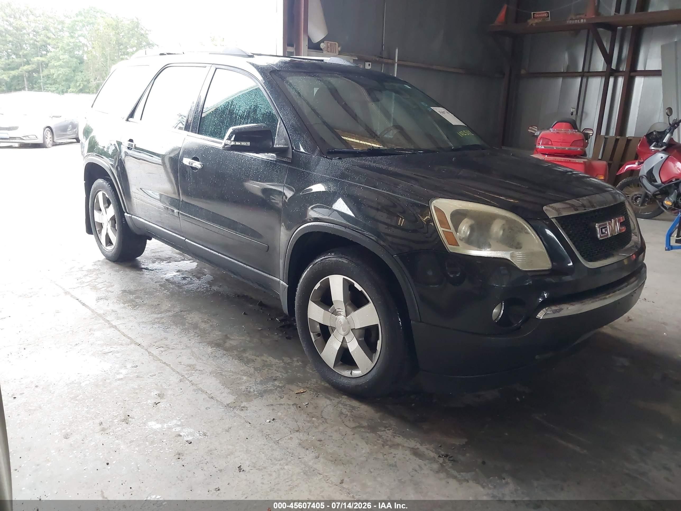 2011 Gmc Acadia Slt-1 Black vin: 1GKKVRED0BJ102572