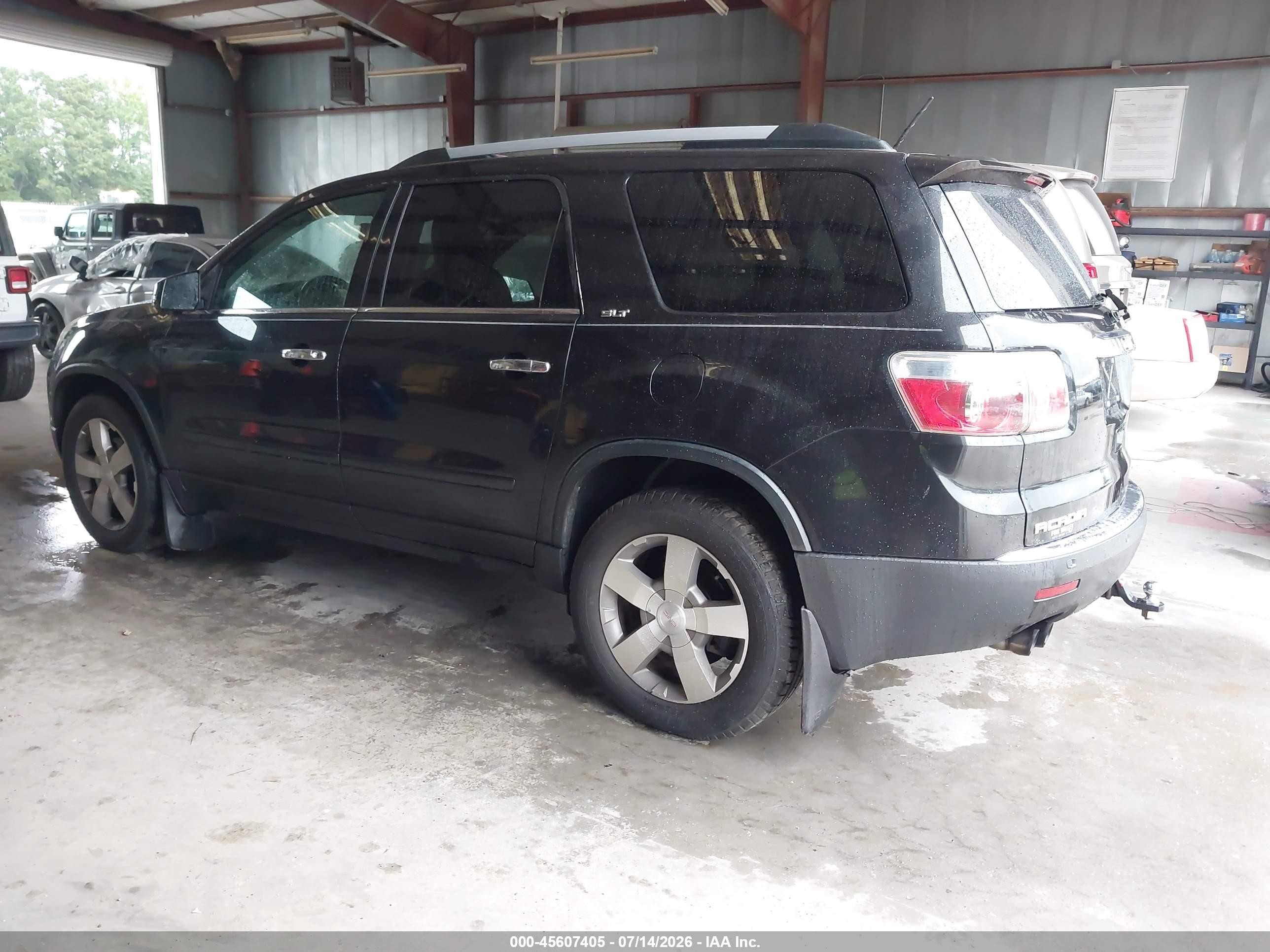 2011 Gmc Acadia Slt-1 Black vin: 1GKKVRED0BJ102572