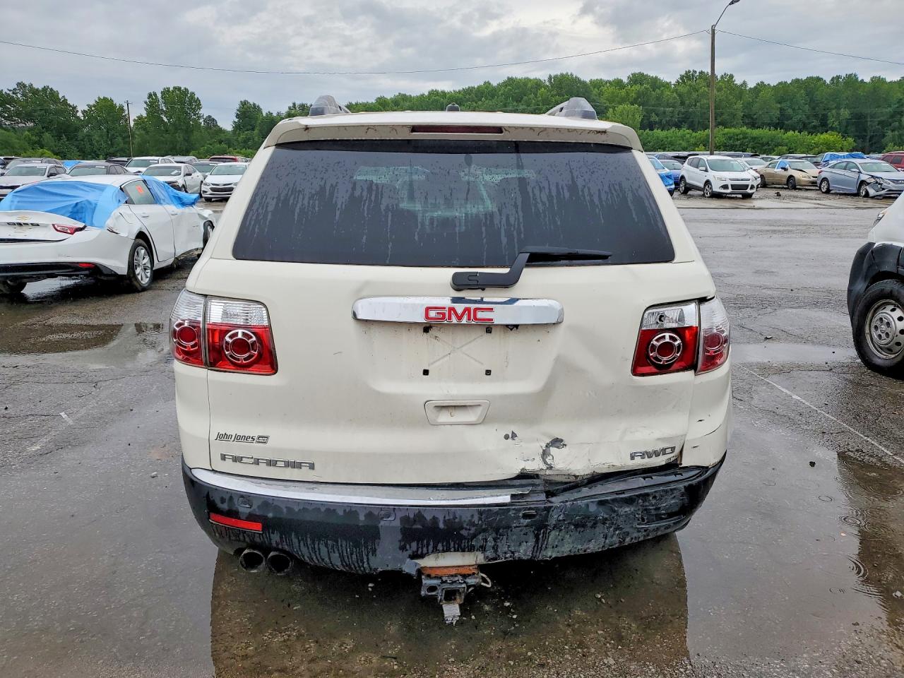 2011 Gmc Acadia Slt-1 White vin: 1GKKVRED0BJ311181
