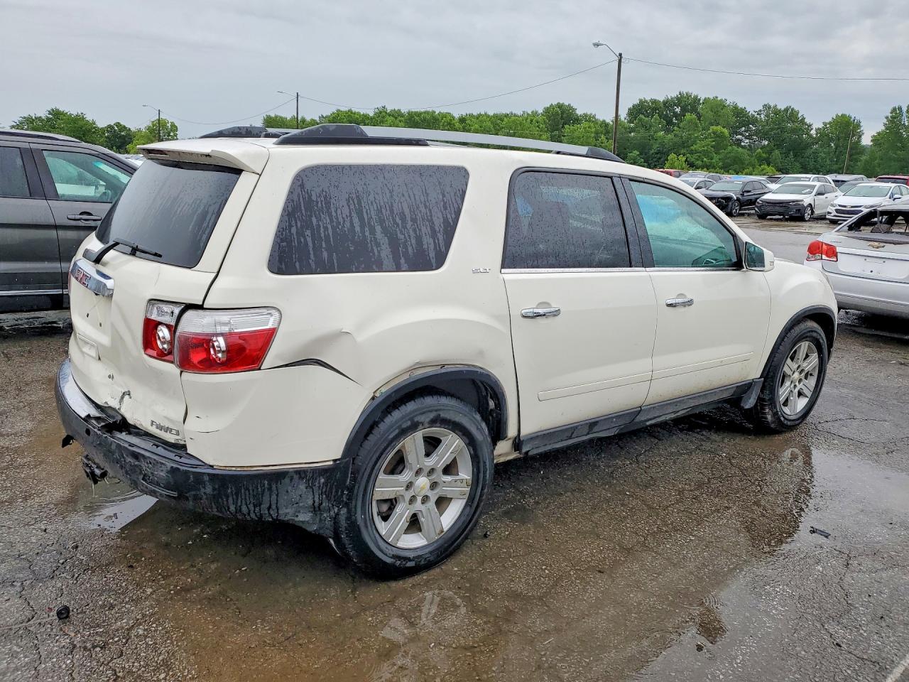 2011 Gmc Acadia Slt-1 White vin: 1GKKVRED0BJ311181