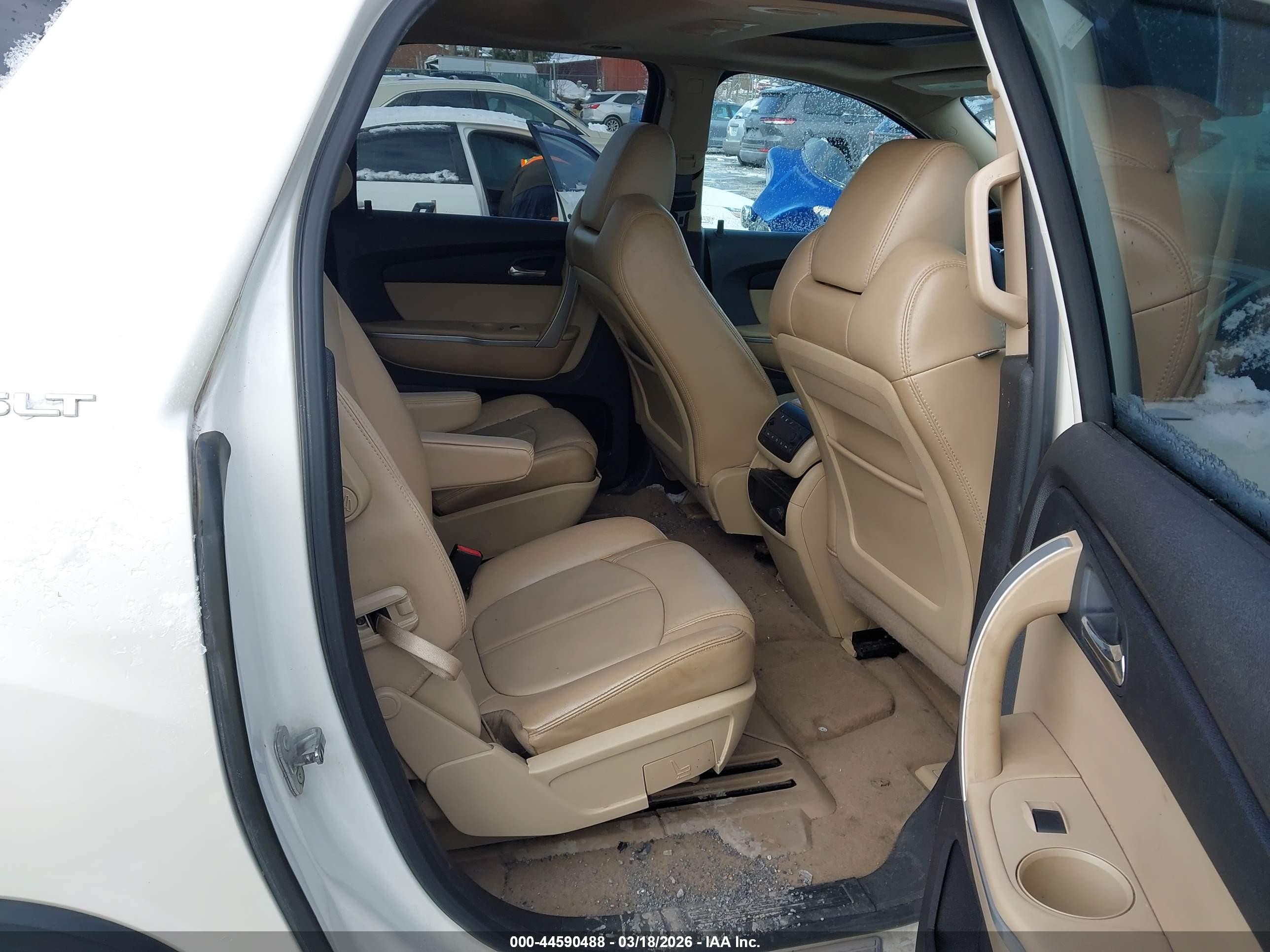 2012 Gmc Acadia Slt-1 White vin: 1GKKVRED0CJ136108