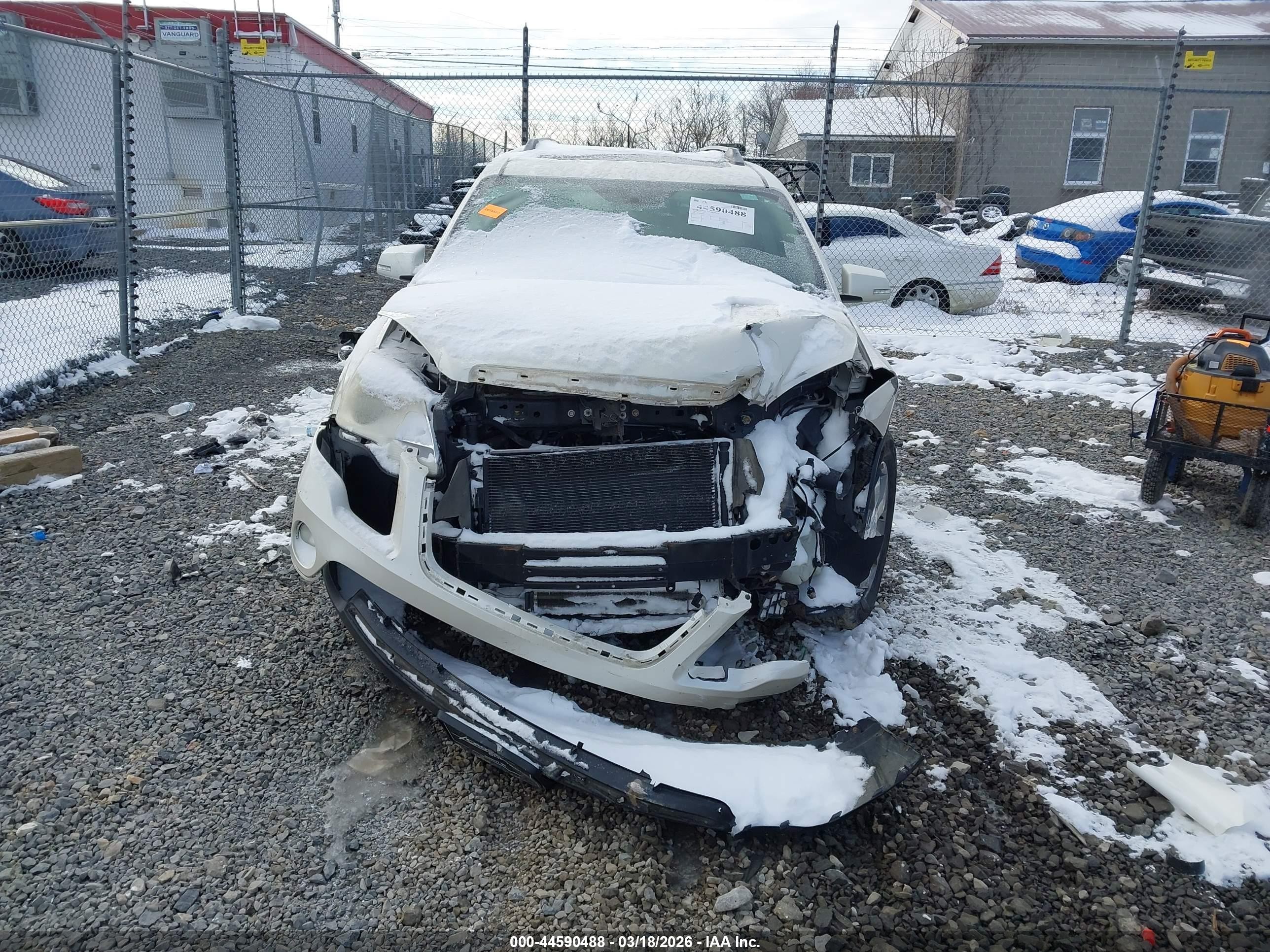 2012 Gmc Acadia Slt-1 White vin: 1GKKVRED0CJ136108