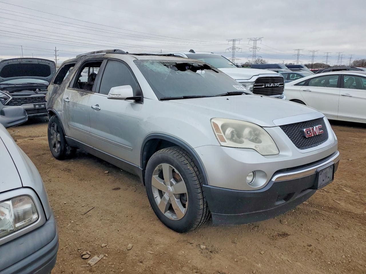 2012 Gmc Acadia Slt-1 Silver vin: 1GKKVRED0CJ163342