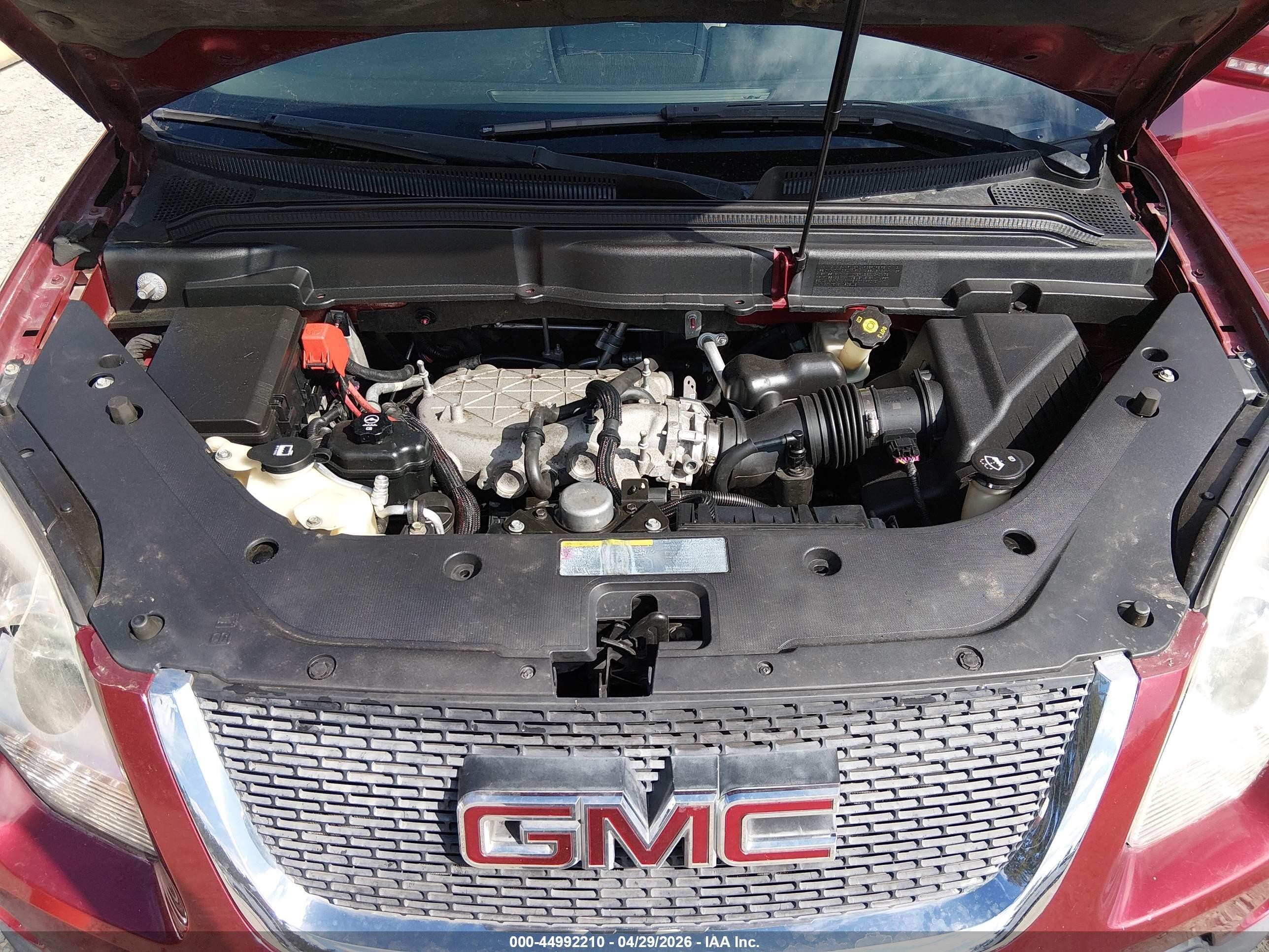 2011 Gmc Acadia Slt-1 Red vin: 1GKKVRED1BJ106176