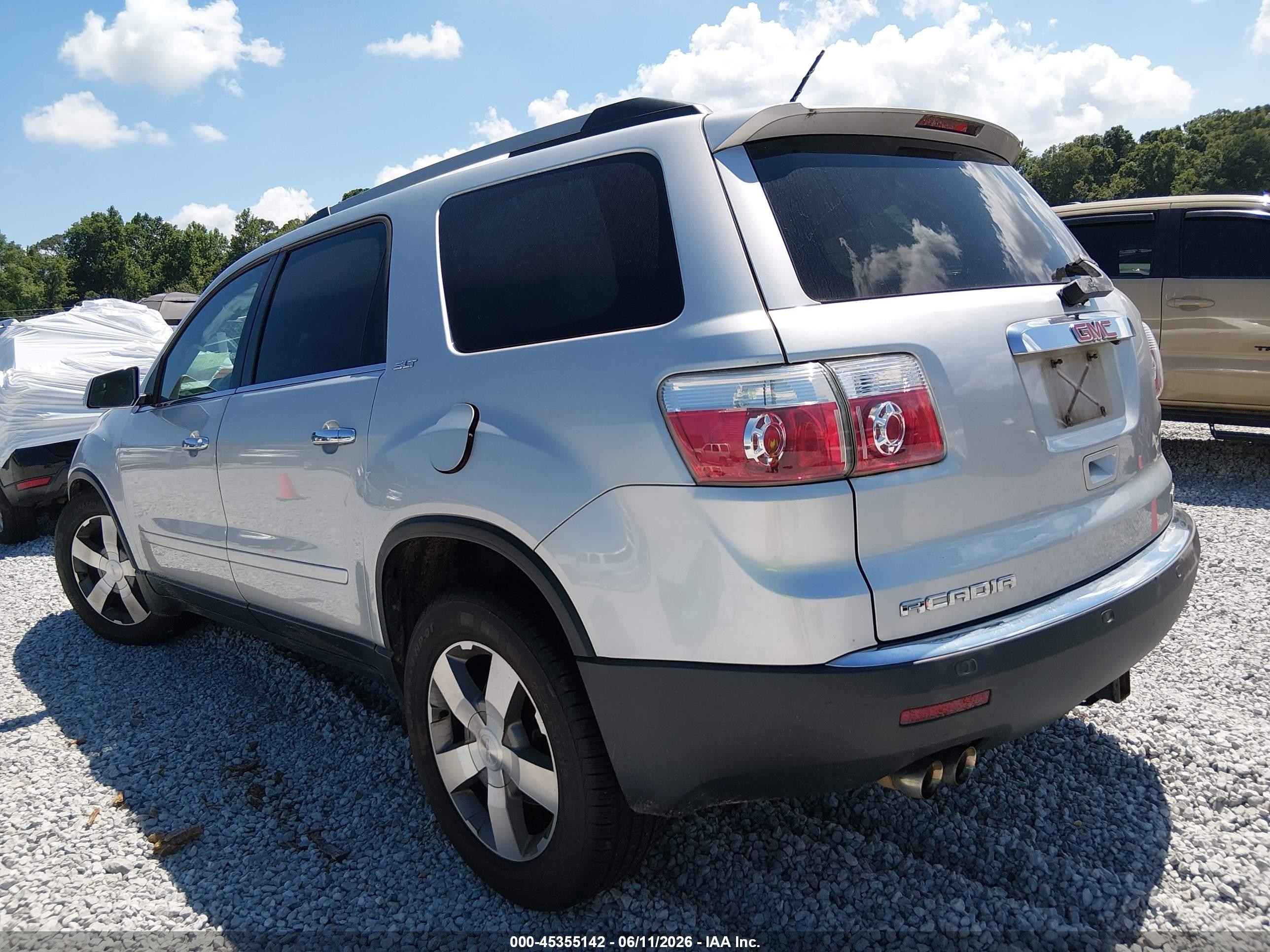2012 Gmc Acadia Slt-1 Серебряный vin: 1GKKVRED1CJ172907