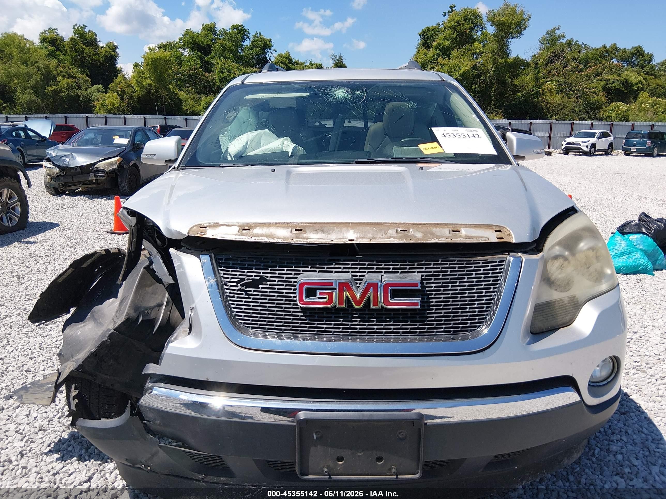 2012 Gmc Acadia Slt-1 Серебряный vin: 1GKKVRED1CJ172907