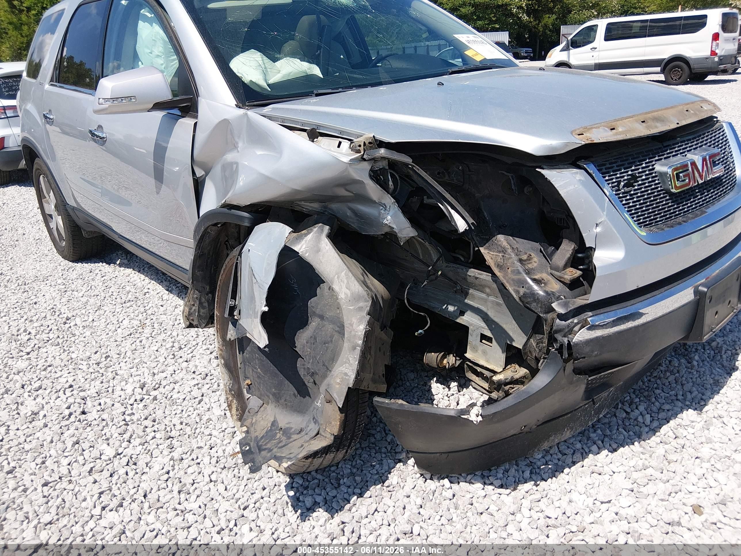 2012 Gmc Acadia Slt-1 Серебряный vin: 1GKKVRED1CJ172907