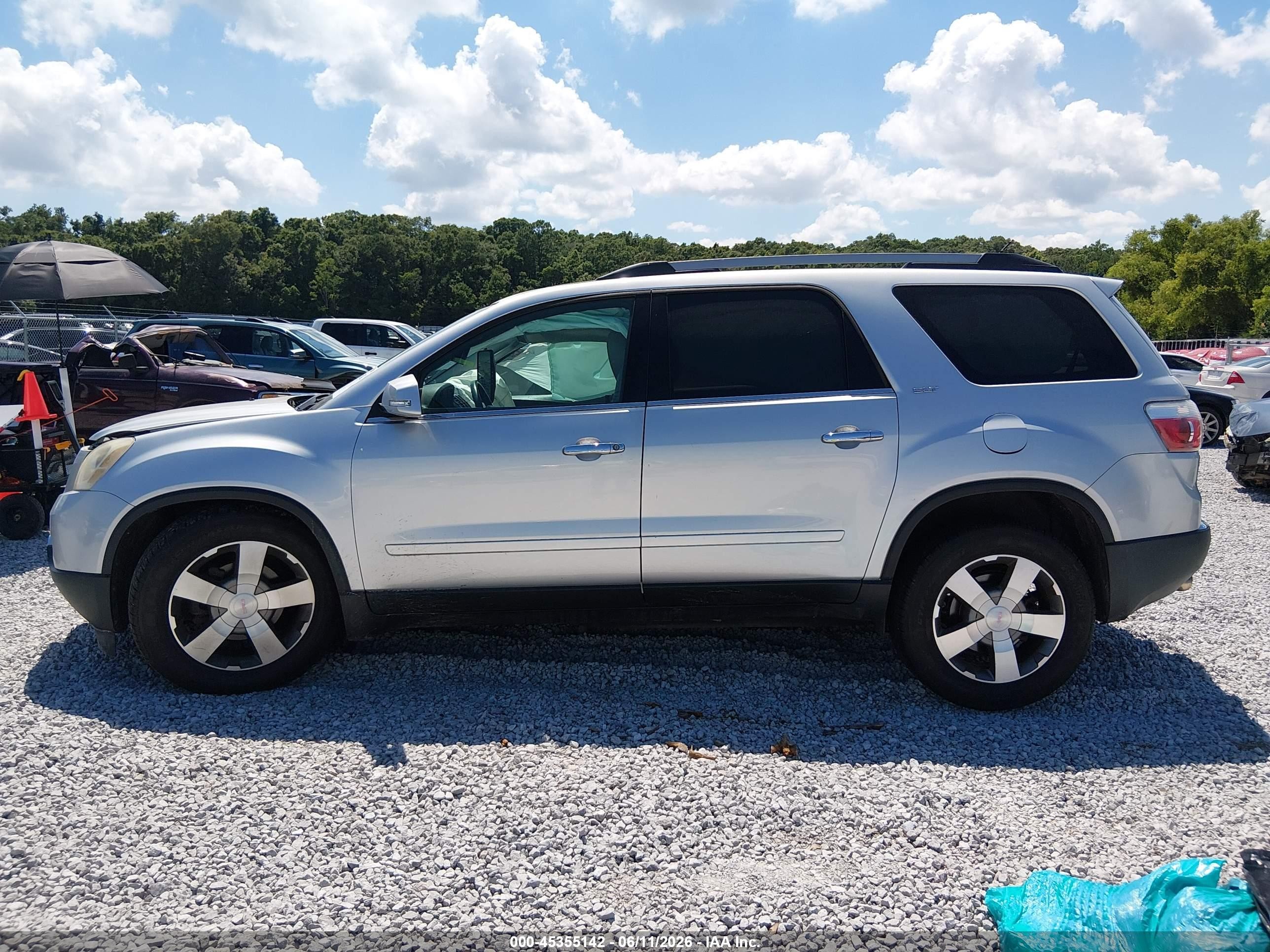 2012 Gmc Acadia Slt-1 Серебряный vin: 1GKKVRED1CJ172907