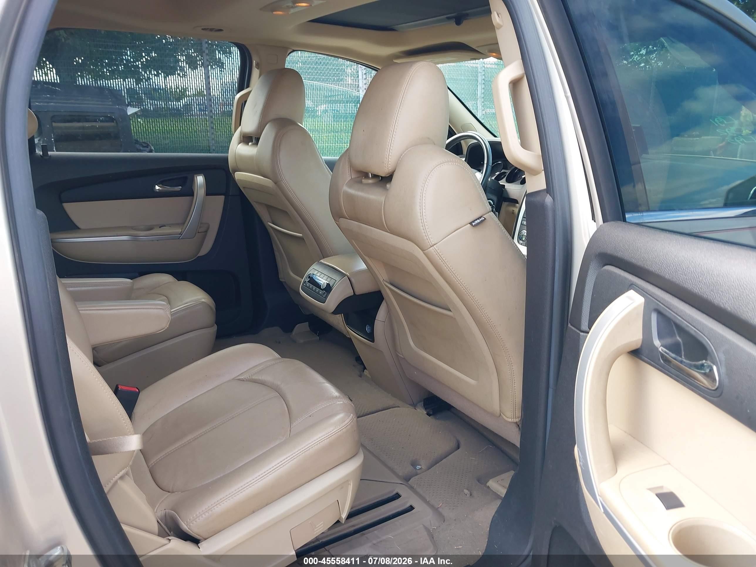 2011 Gmc Acadia Slt-1 Gold vin: 1GKKVRED2BJ124024