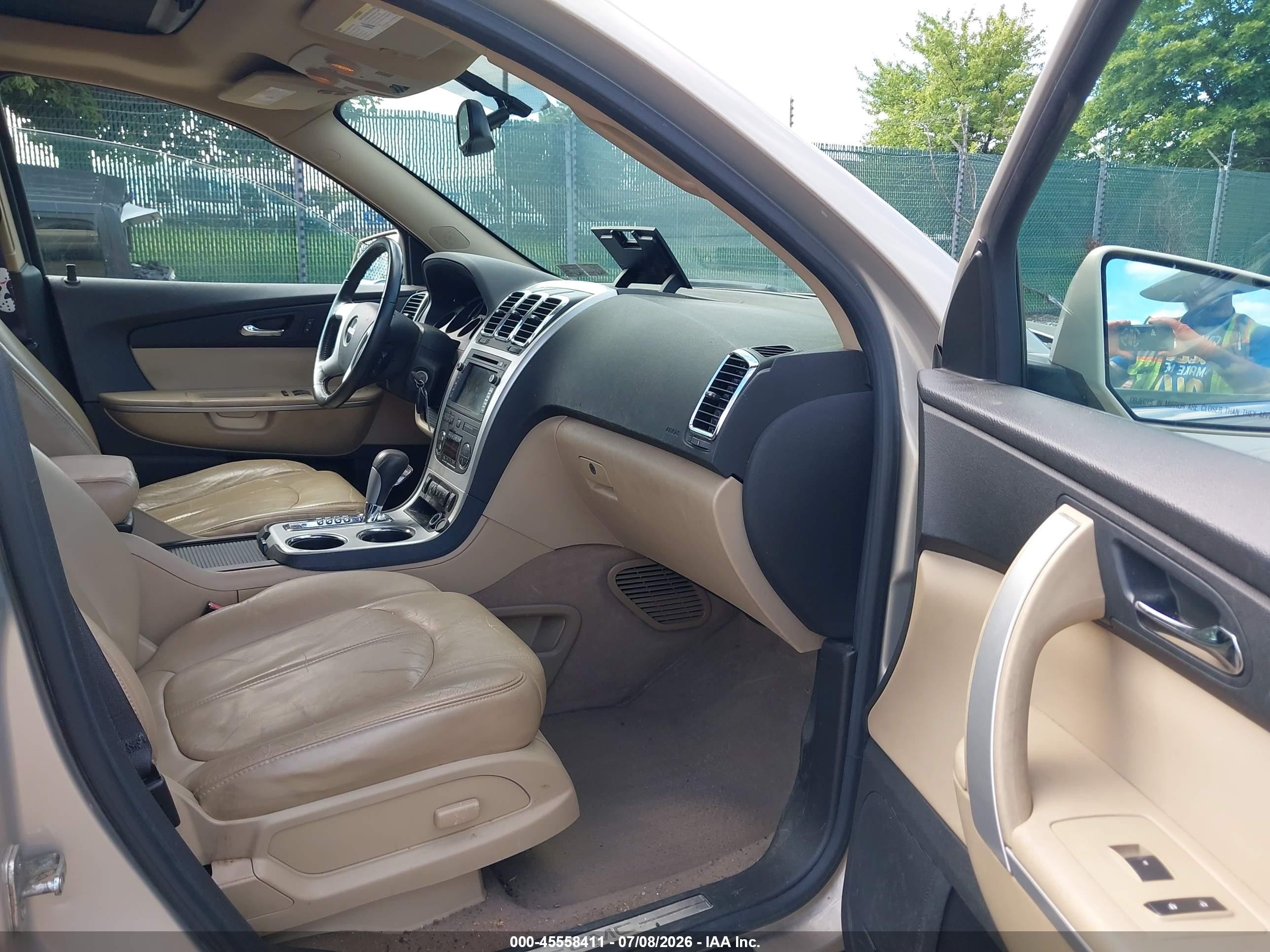 2011 Gmc Acadia Slt-1 Gold vin: 1GKKVRED2BJ124024