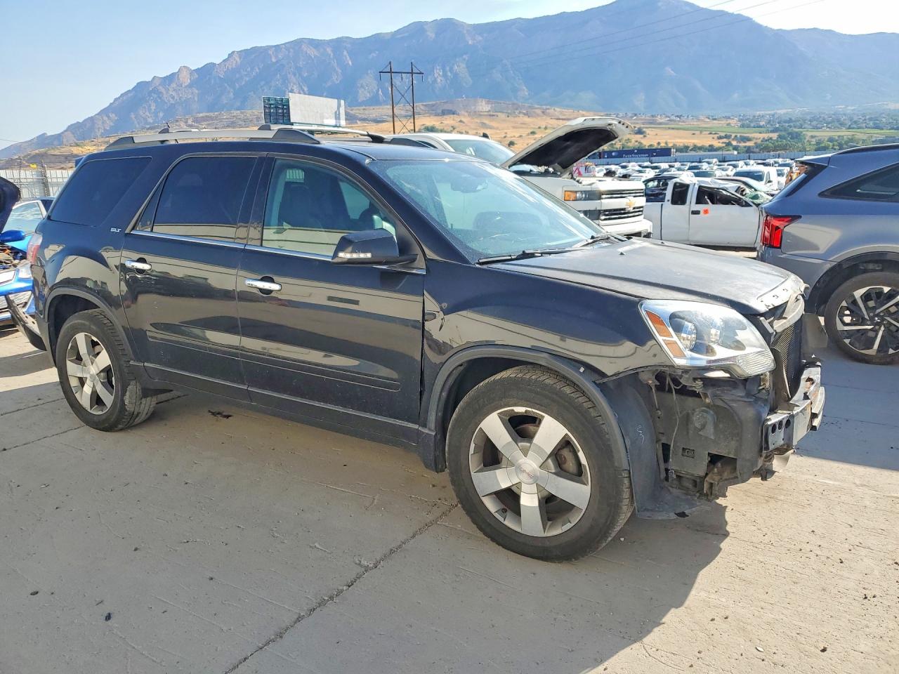 2012 Gmc Acadia Slt-1 Black vin: 1GKKVRED2CJ133436