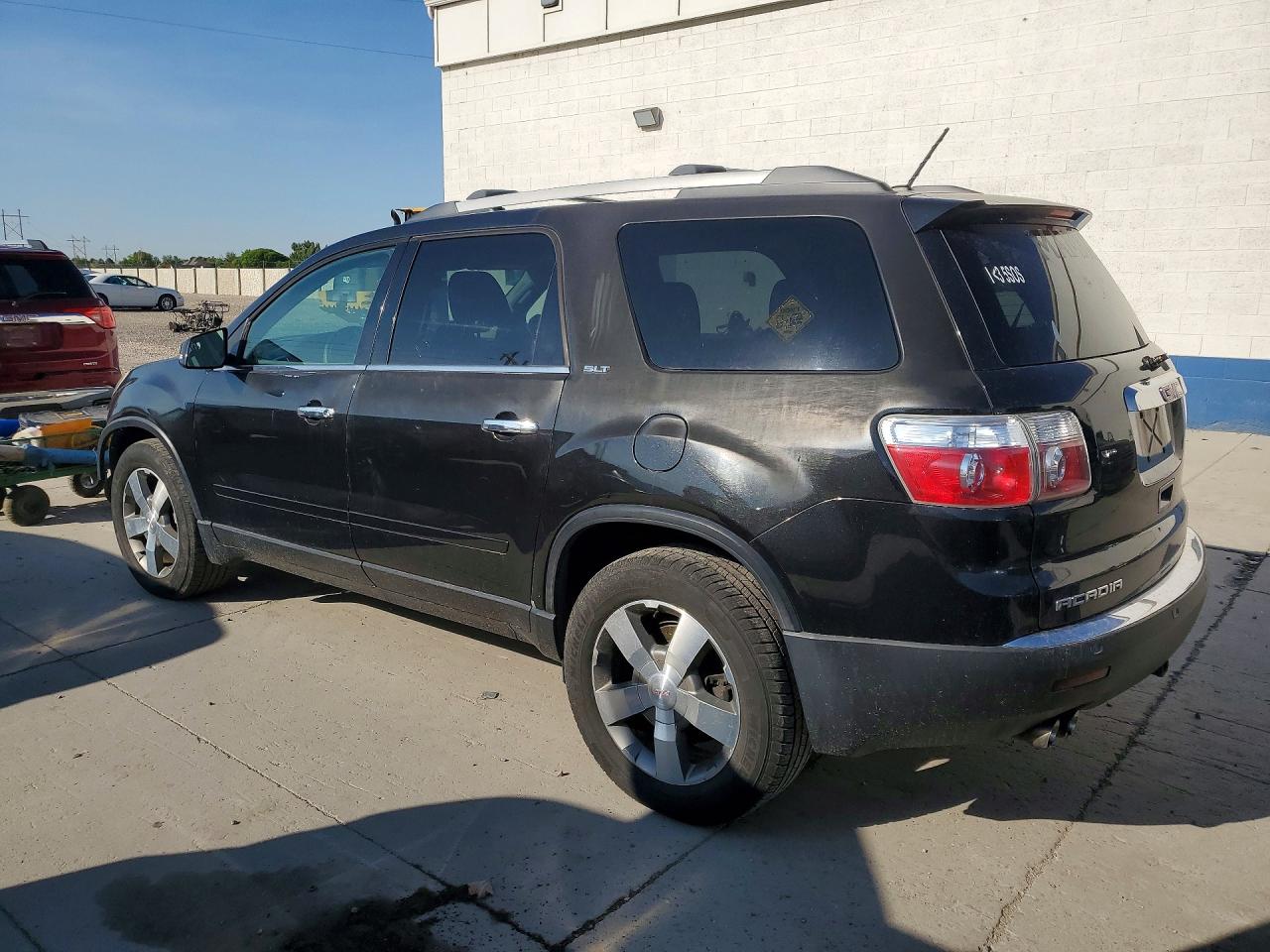 2012 Gmc Acadia Slt-1 Black vin: 1GKKVRED2CJ133436