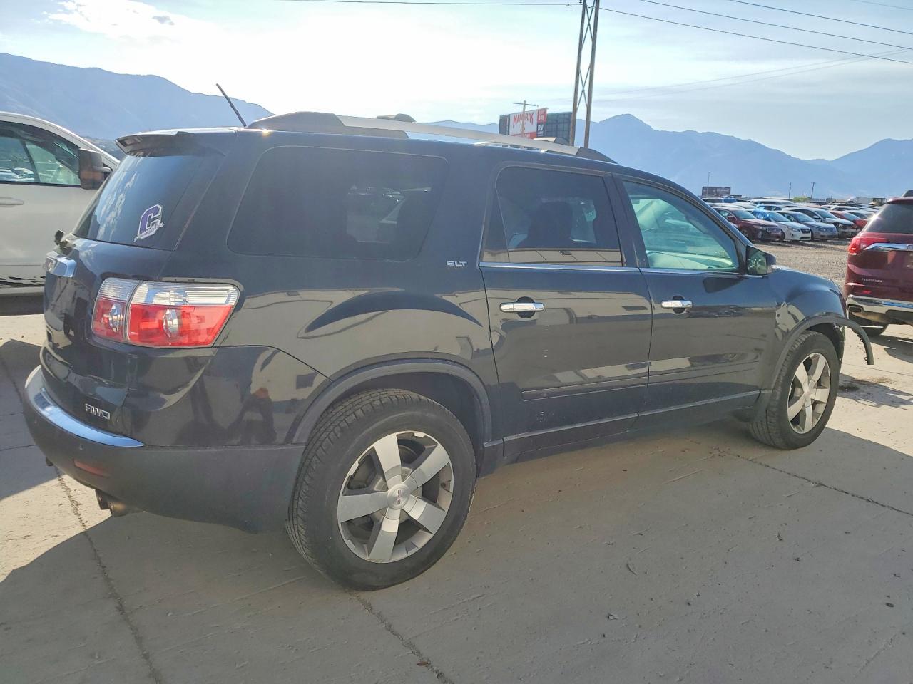 2012 Gmc Acadia Slt-1 Black vin: 1GKKVRED2CJ133436