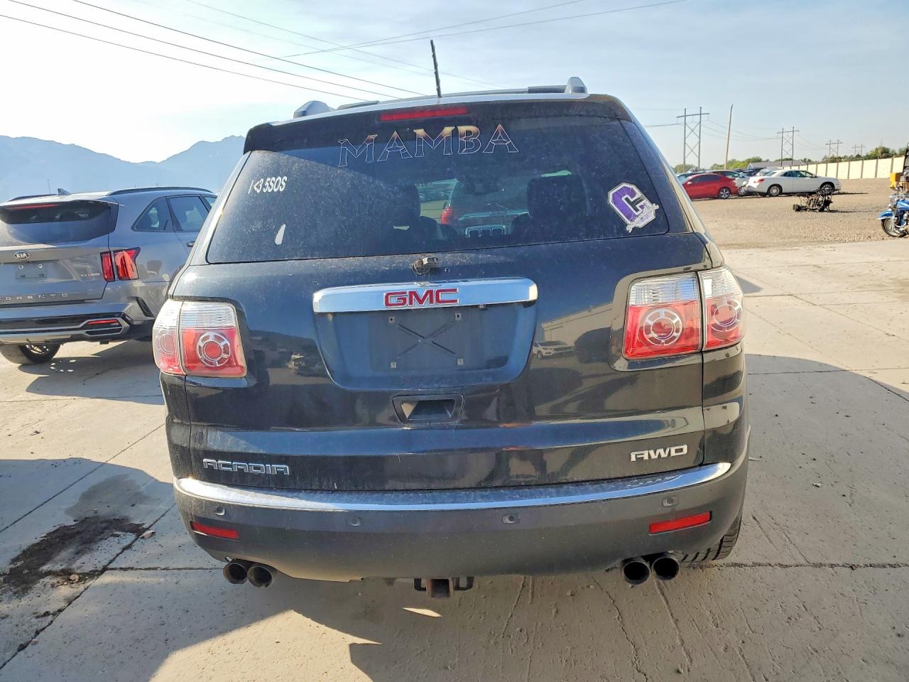 2012 Gmc Acadia Slt-1 Black vin: 1GKKVRED2CJ133436