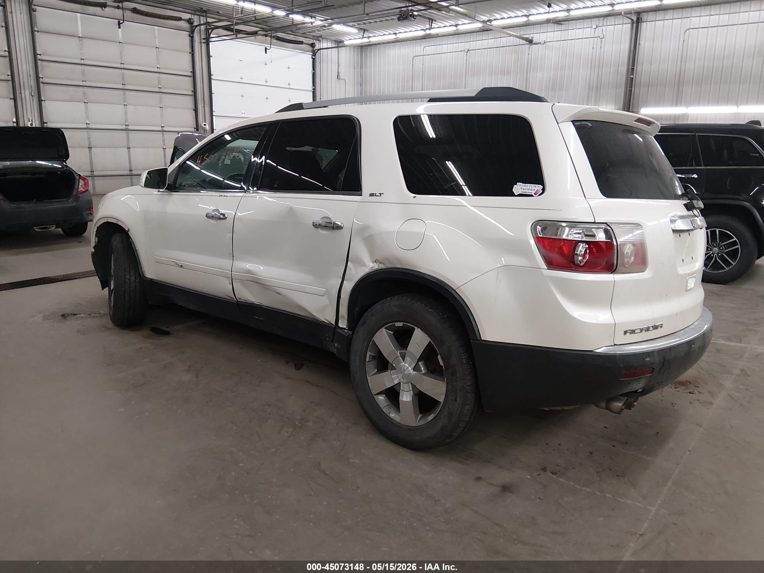 2012 Gmc Acadia Slt-1 White vin: 1GKKVRED2CJ312950