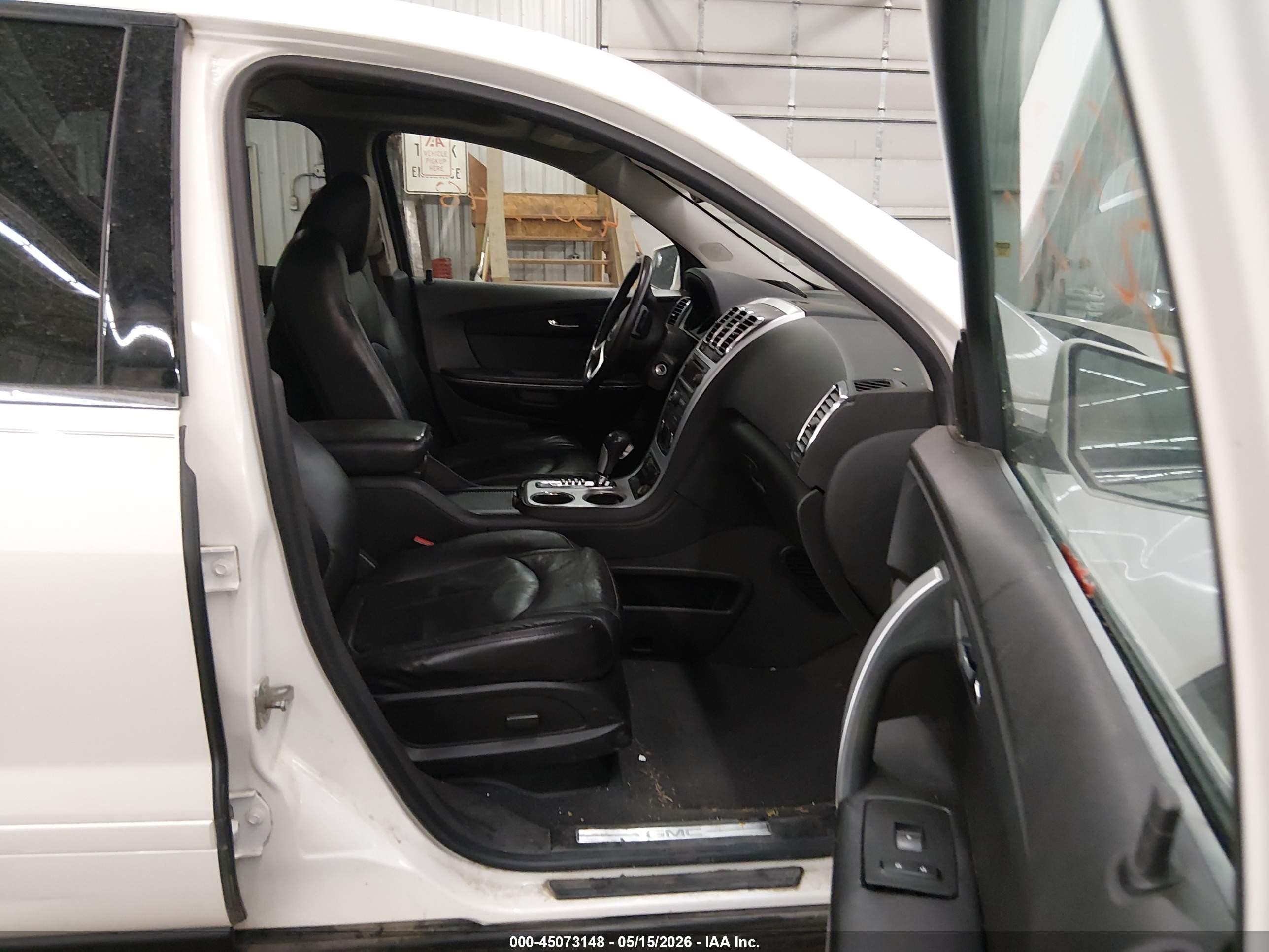 2012 Gmc Acadia Slt-1 White vin: 1GKKVRED2CJ312950