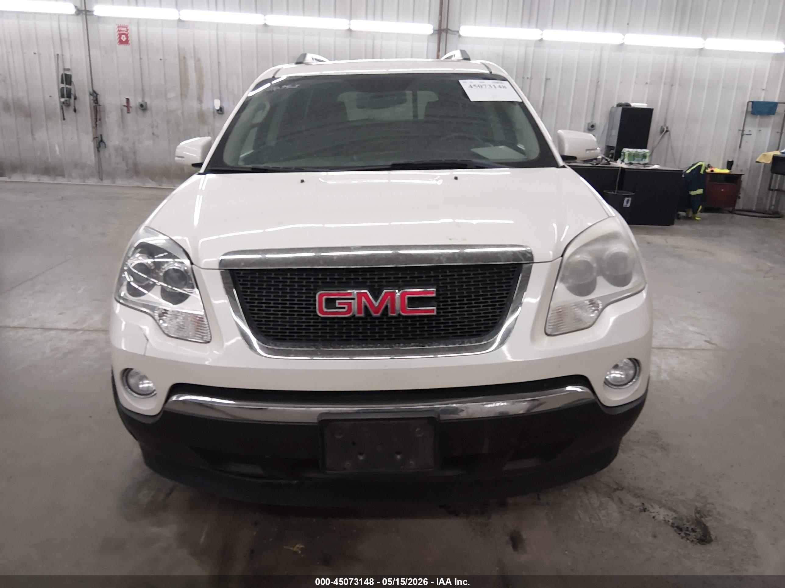 2012 Gmc Acadia Slt-1 White vin: 1GKKVRED2CJ312950