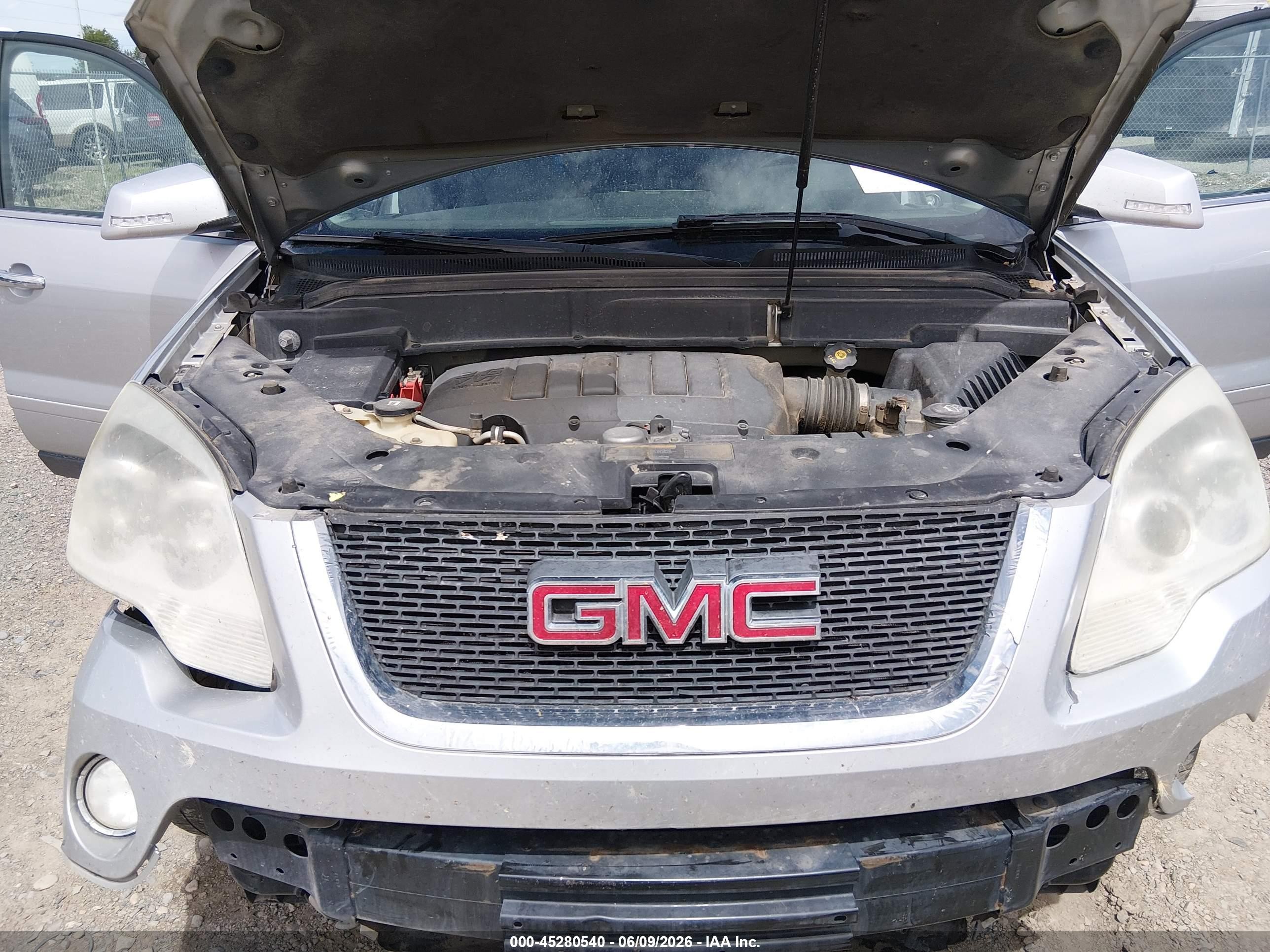 2012 Gmc Acadia Slt-1 Silver vin: 1GKKVRED2CJ421313